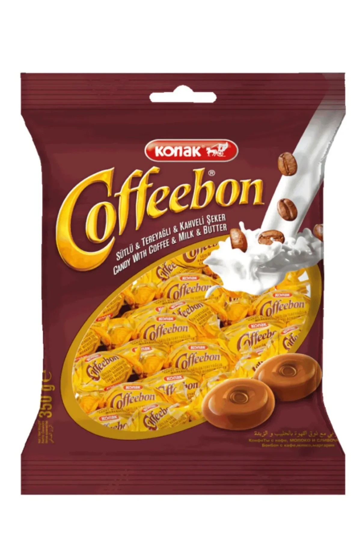 Coffeebon Tereyağlı & Sütlü & Kahveli Bonbon Şeker (350 Gr)