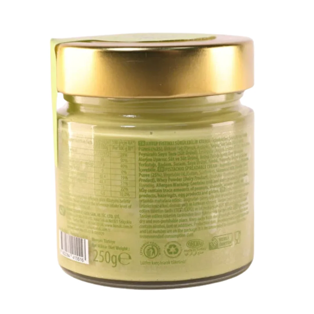 Hanımefendi Antep Fıstığı Kreması (250 Gr)