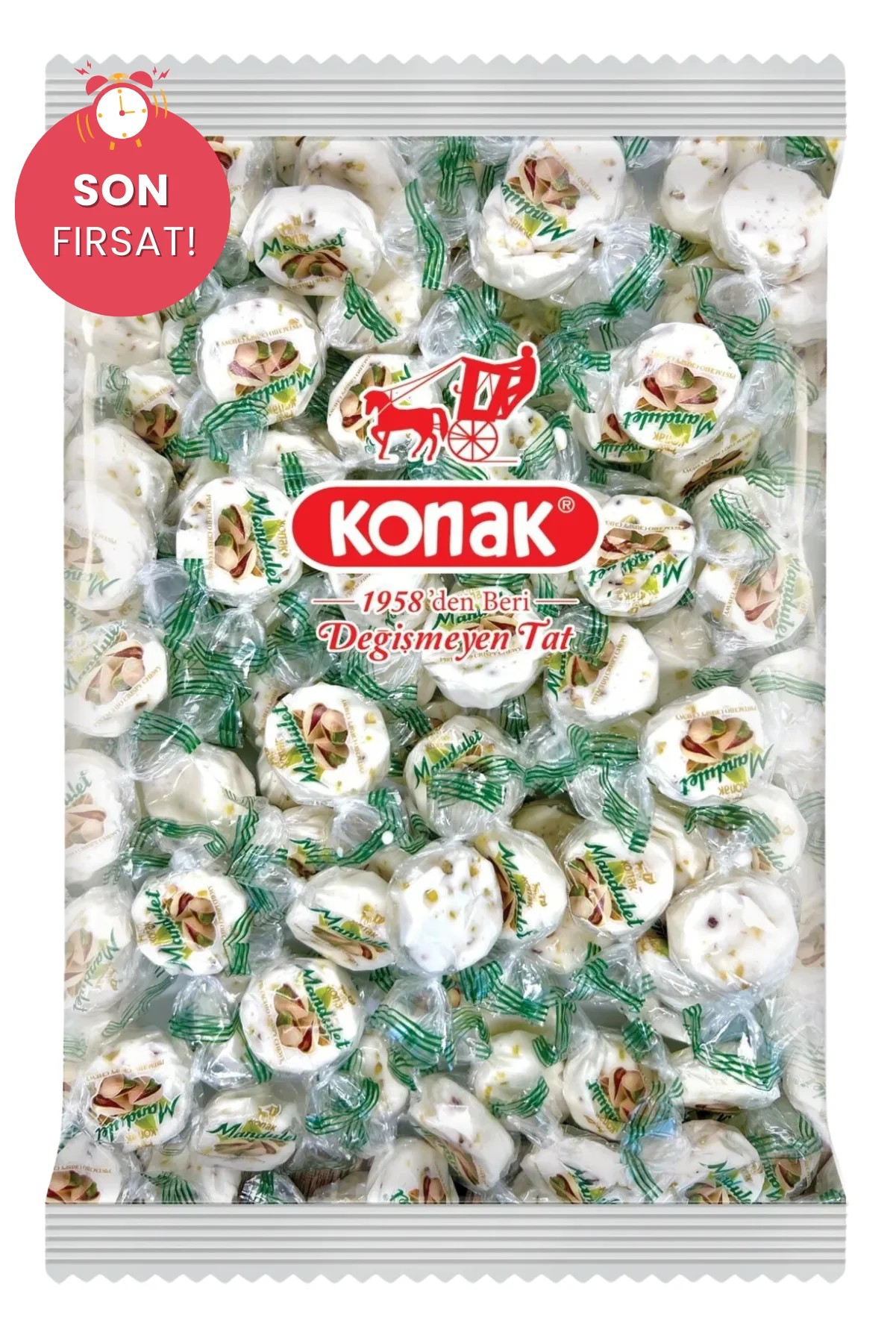 Mandulet Antep Fıstıklı Nuga (1000 Gr)