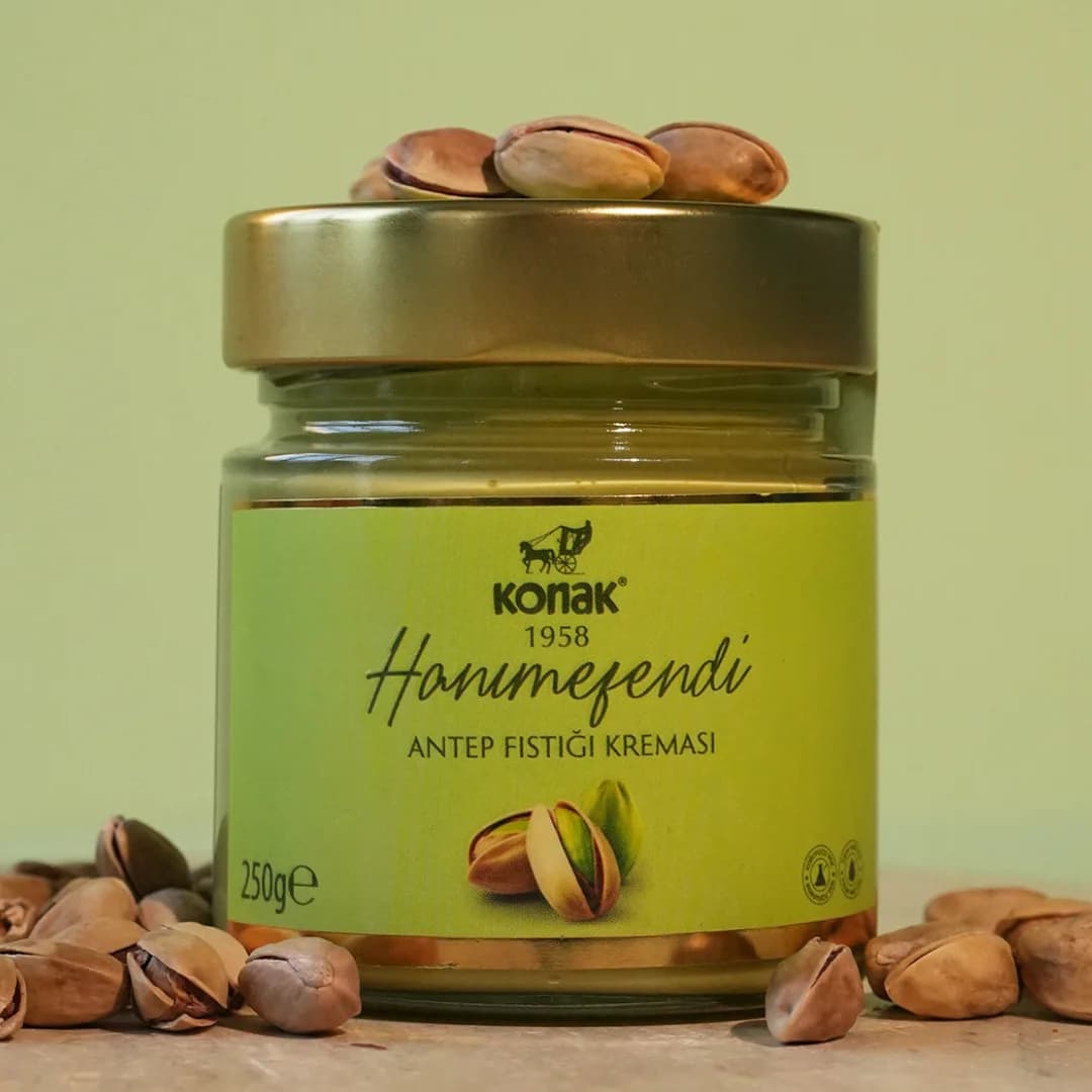 Konak Antep Fıstığı Kreması 250 Gr | Gerçek Antep Fıstığı Lezzetiyle