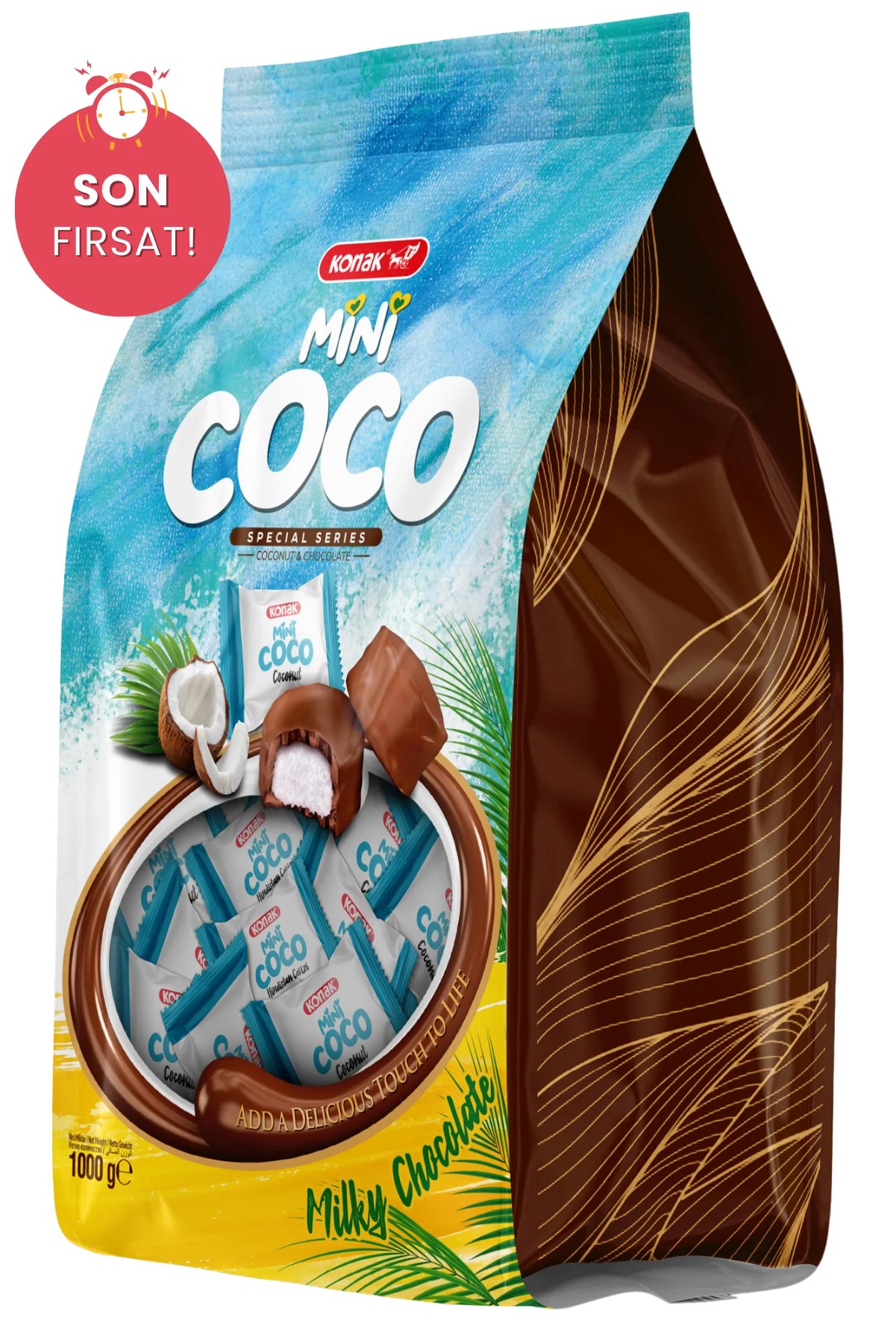 Konak Mini Coco Hindistan Cevizli Çikolata (1000 Gr)