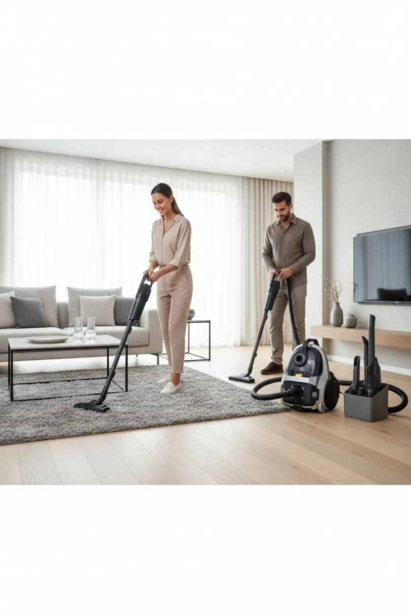 Toz Torbasız Süpürge Alana Range Vector Dikey Süpürge Hediye