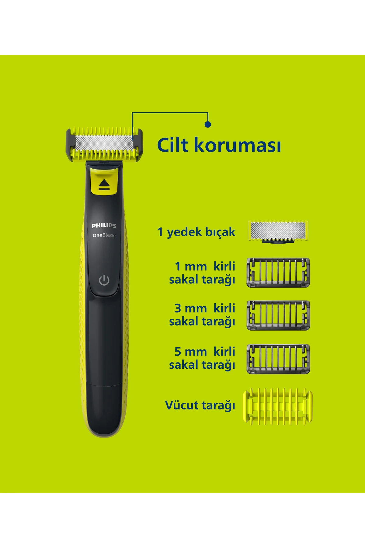 Qp2824/10 Oneblade Yüz Ve Vücut Şekilendirici