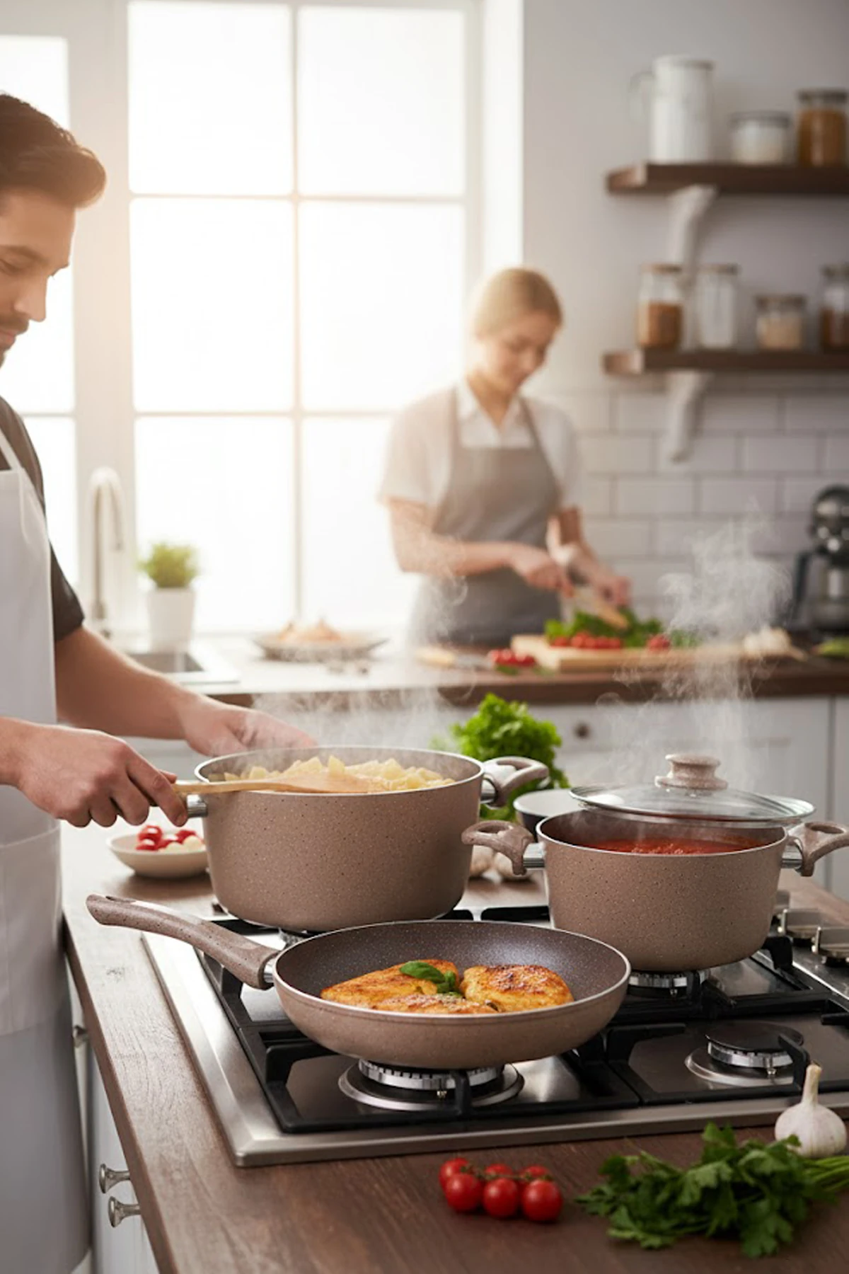 TENCERE SET 7 PARCA 2.2 MM  ROSE GOLD