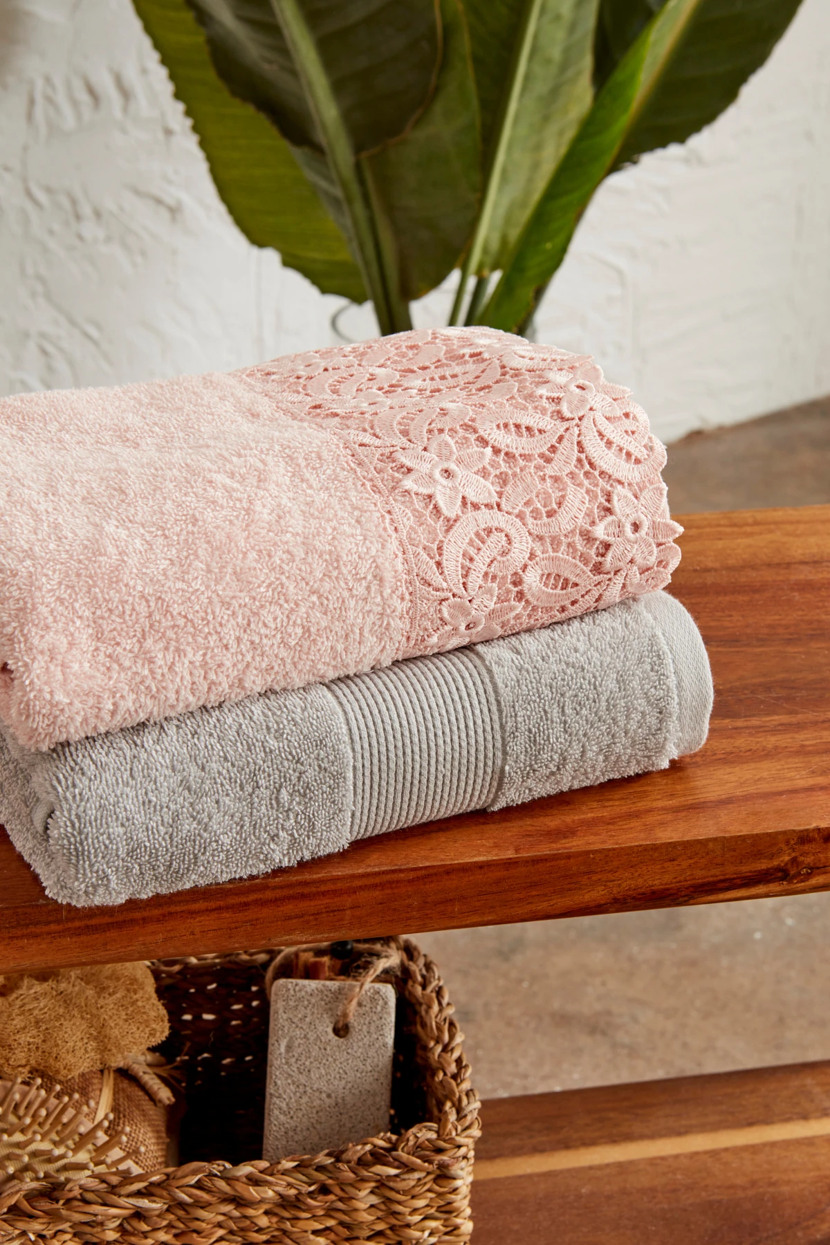 AILE BANYO SETI 9 PRC RING DANTELLI PUDRA GRI 8680214333150