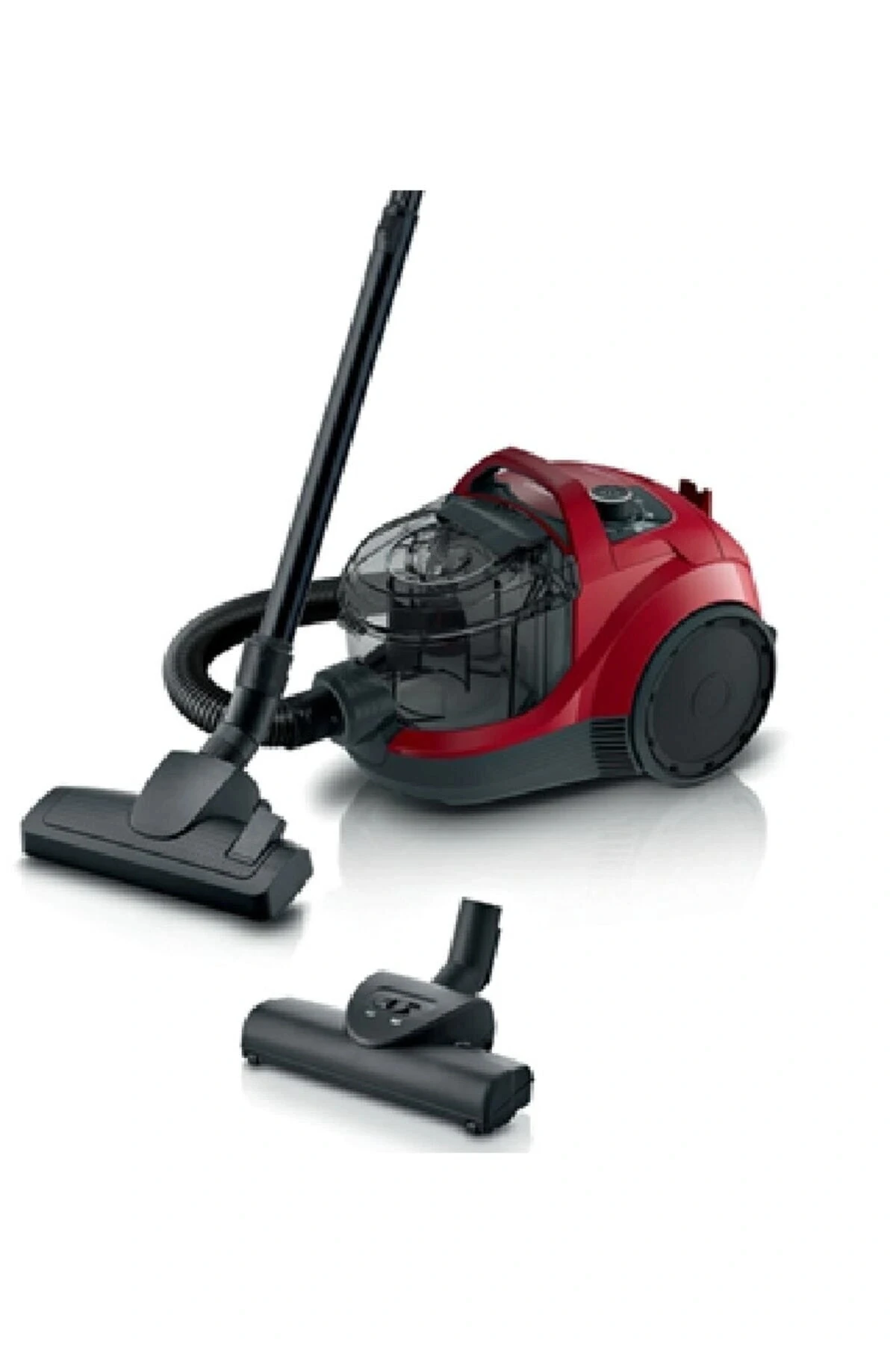 Psp5upow Toz Torbasız Elektrikli Süpürge Kırmızı