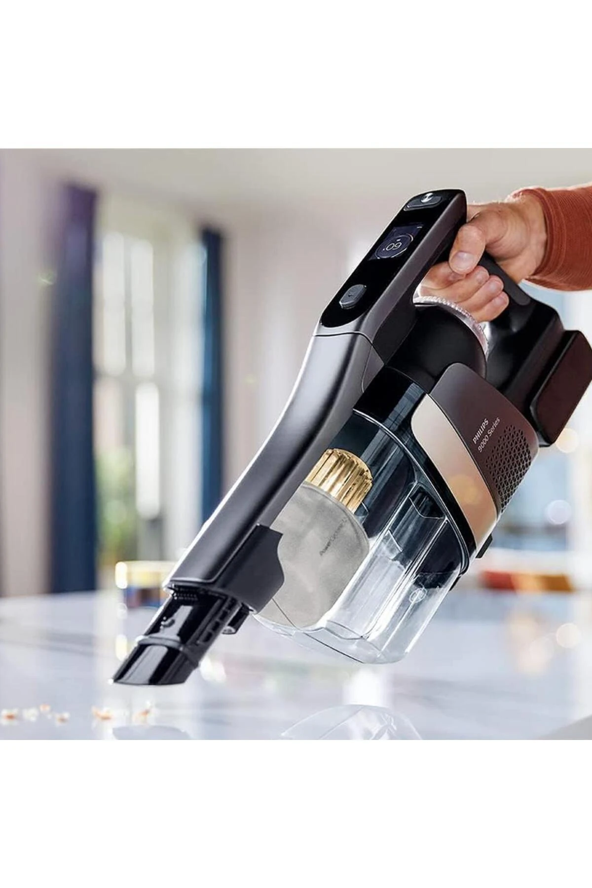 XW9463/11 Aqua Trio 9000 Serisi Islak & Kuru 25,2 V Kablosuz Dikey Şarjlı Süpürge