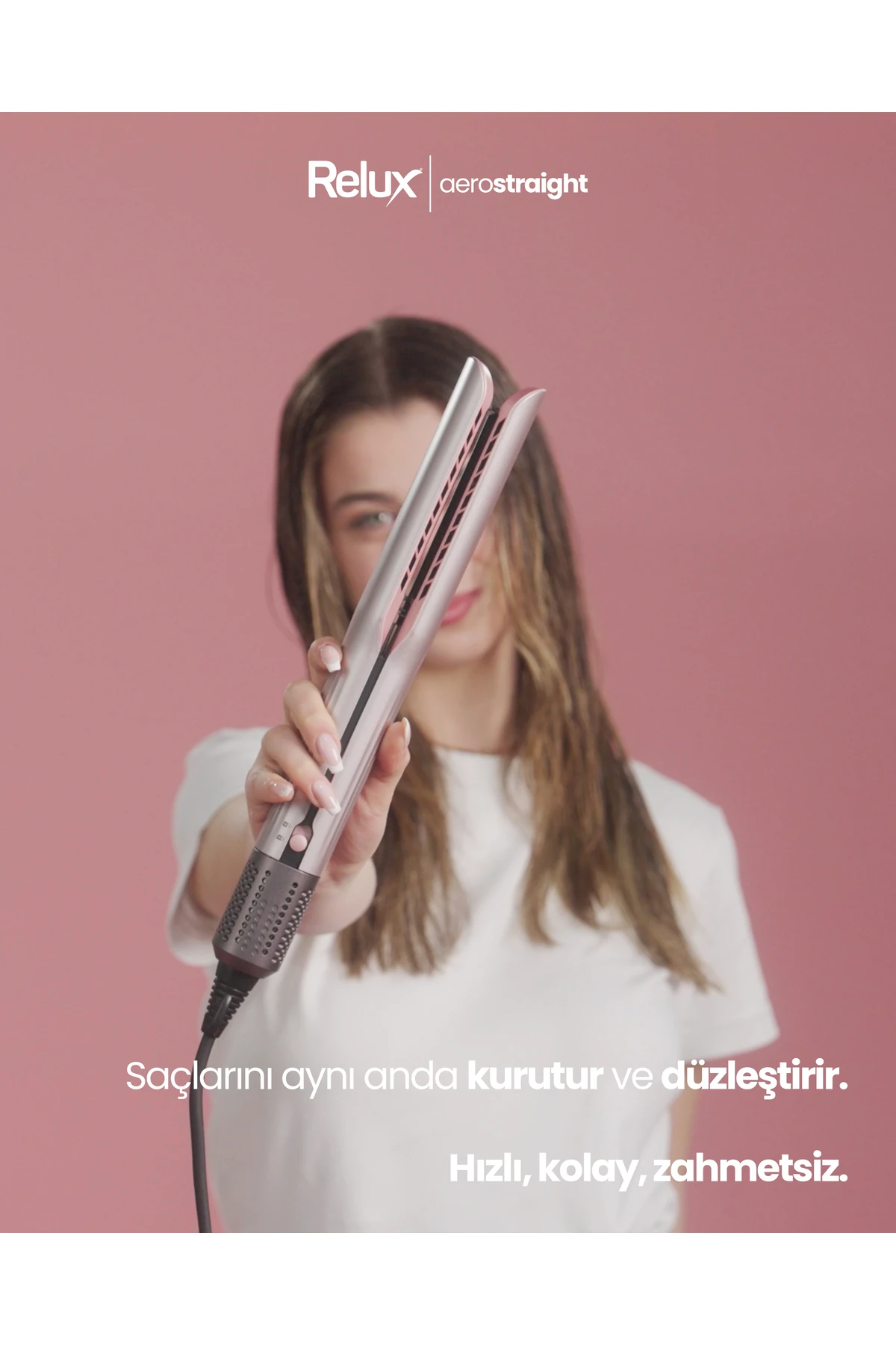 Rhs9000p Aerostraight Hava Üflemeli Saç Düzleştirici