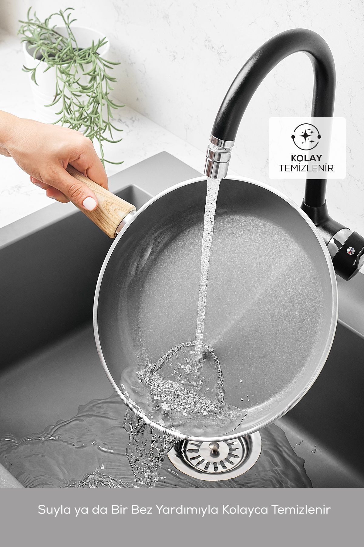 TENCERE SET 15 PARCA SWIS CRYSTAL CREAMY 8683650185772