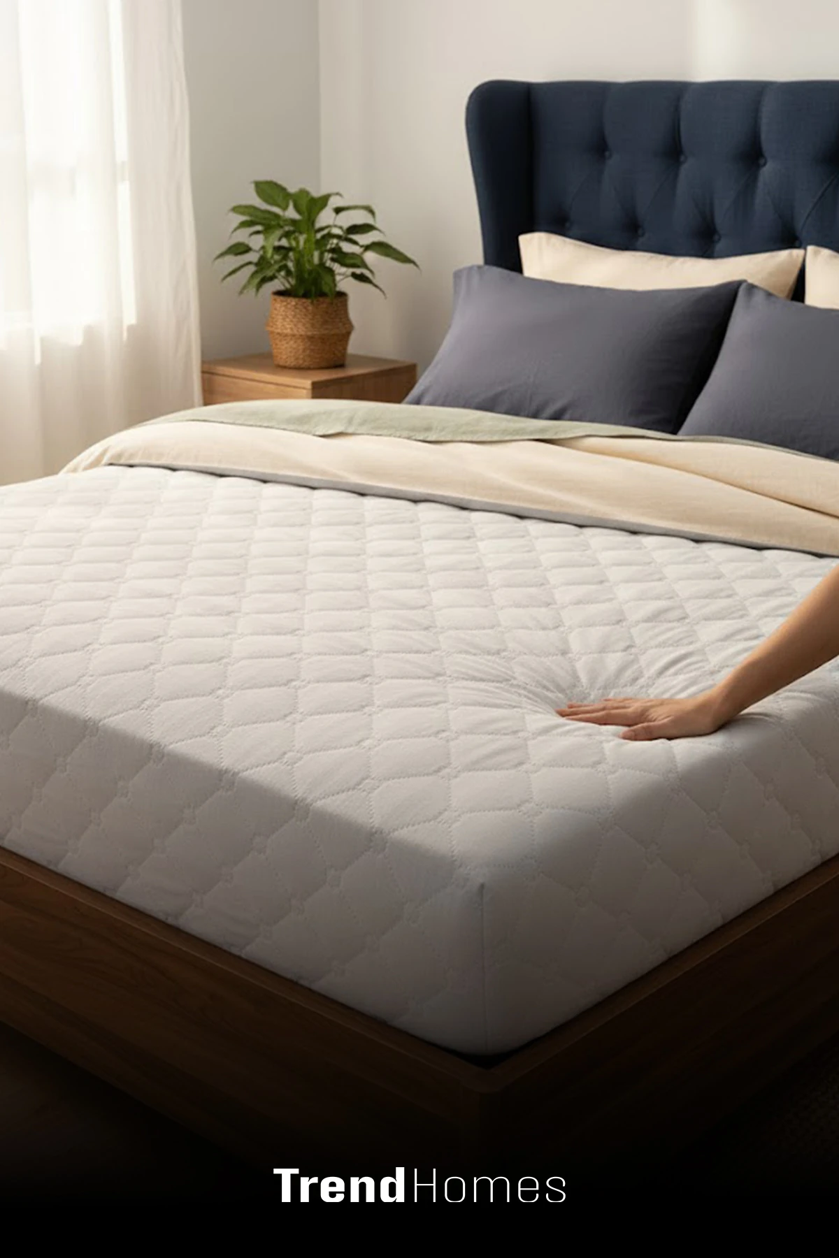 Tek Kişilik Sıvı Geçirmez Alez Capitone 100x200