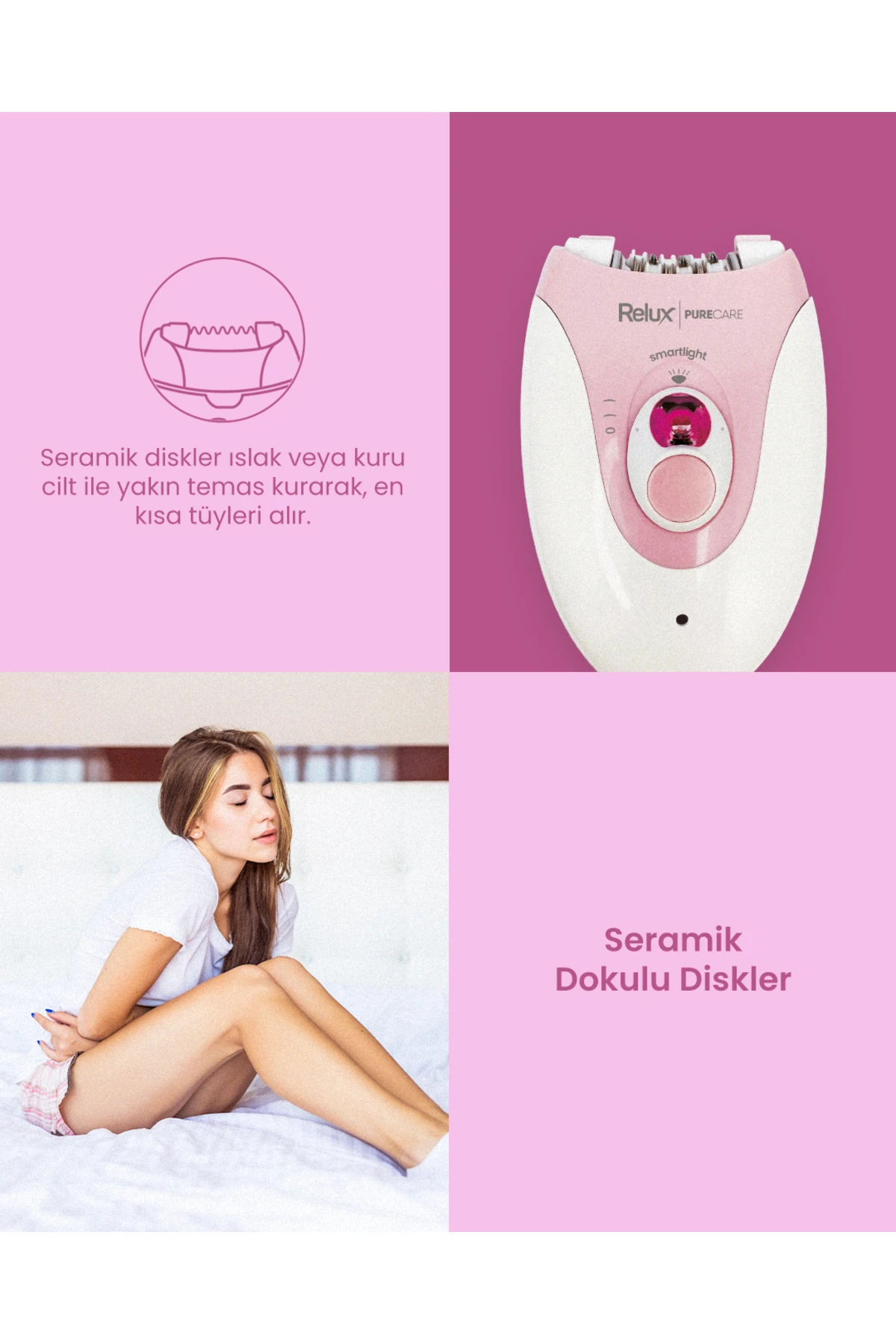 REP5736 36 Cımbız Şarjlı Epilatör