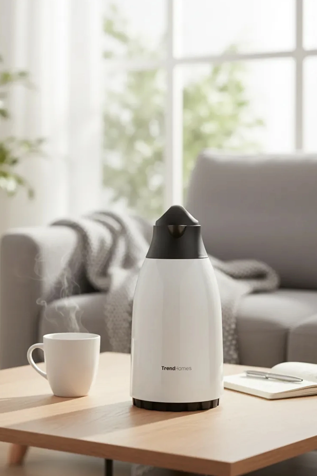 S TERMOS 1,3 LT CAM HAZNELI BEYAZ