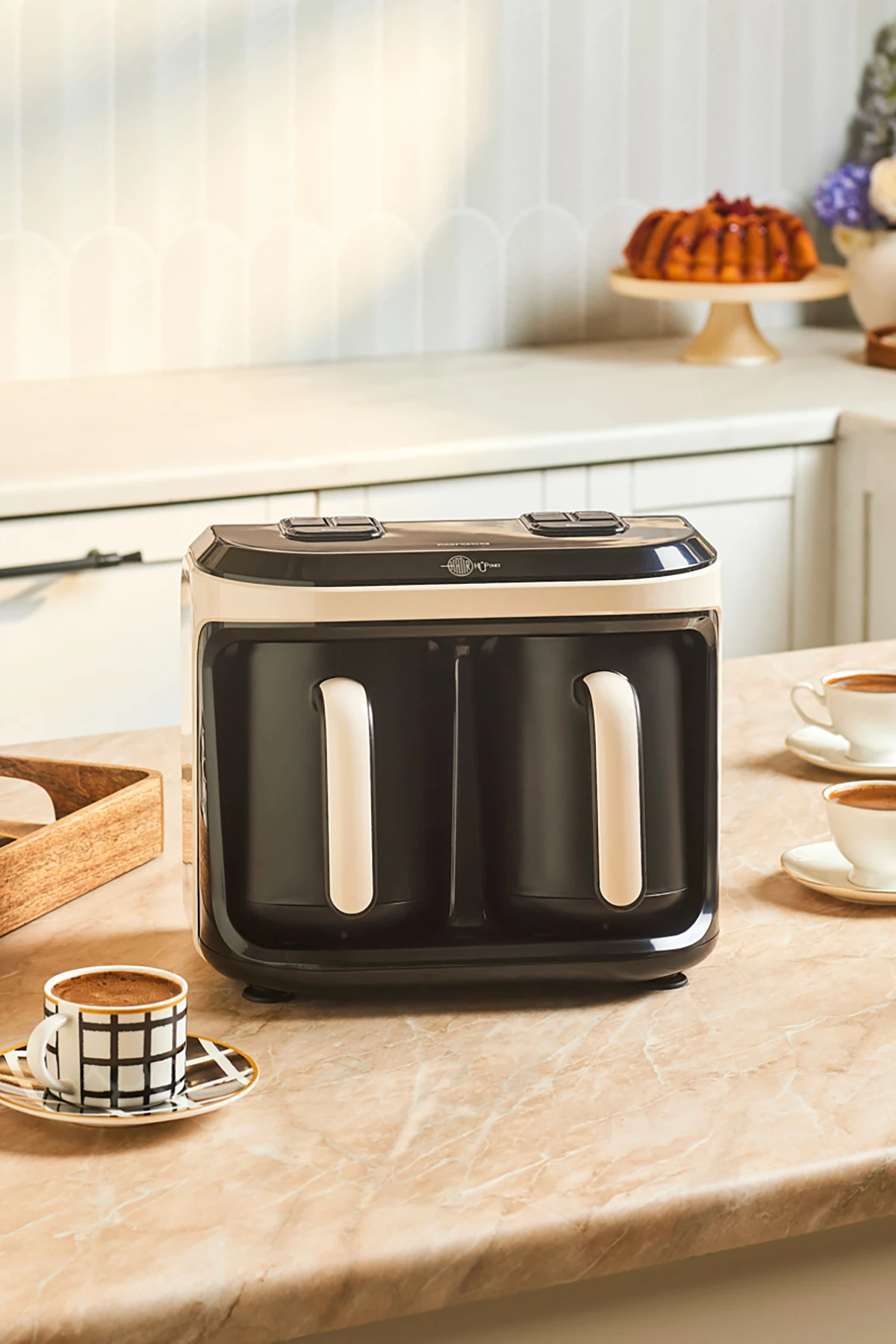 KAHVE MAKINASI HATIR HUP DUET AROMA T.K.M. KREM 8683650194095