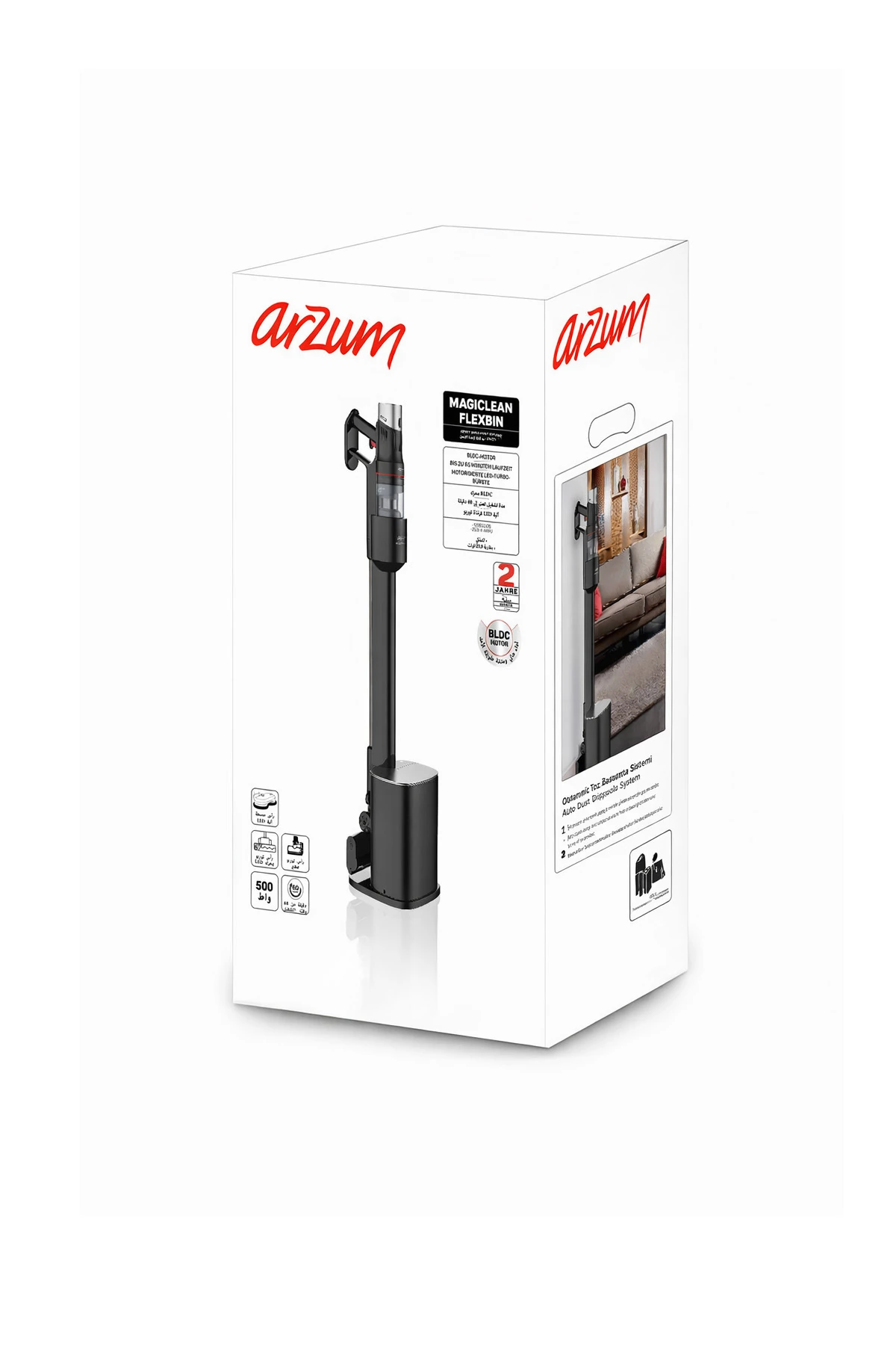 ARZUM DIKEY SUPURGE SARJLI MAGICLEAN FLEXBIN AR 4211 01