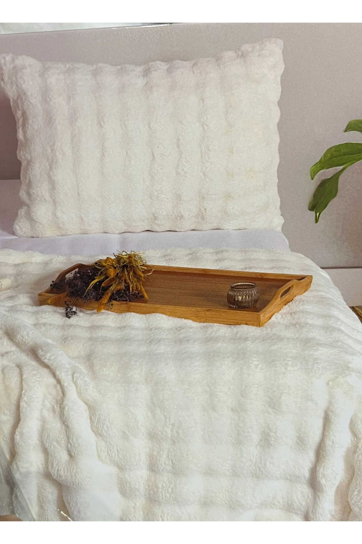 COMFORT SET 3 PRC DIAMOND BUBBLE KURK KREM