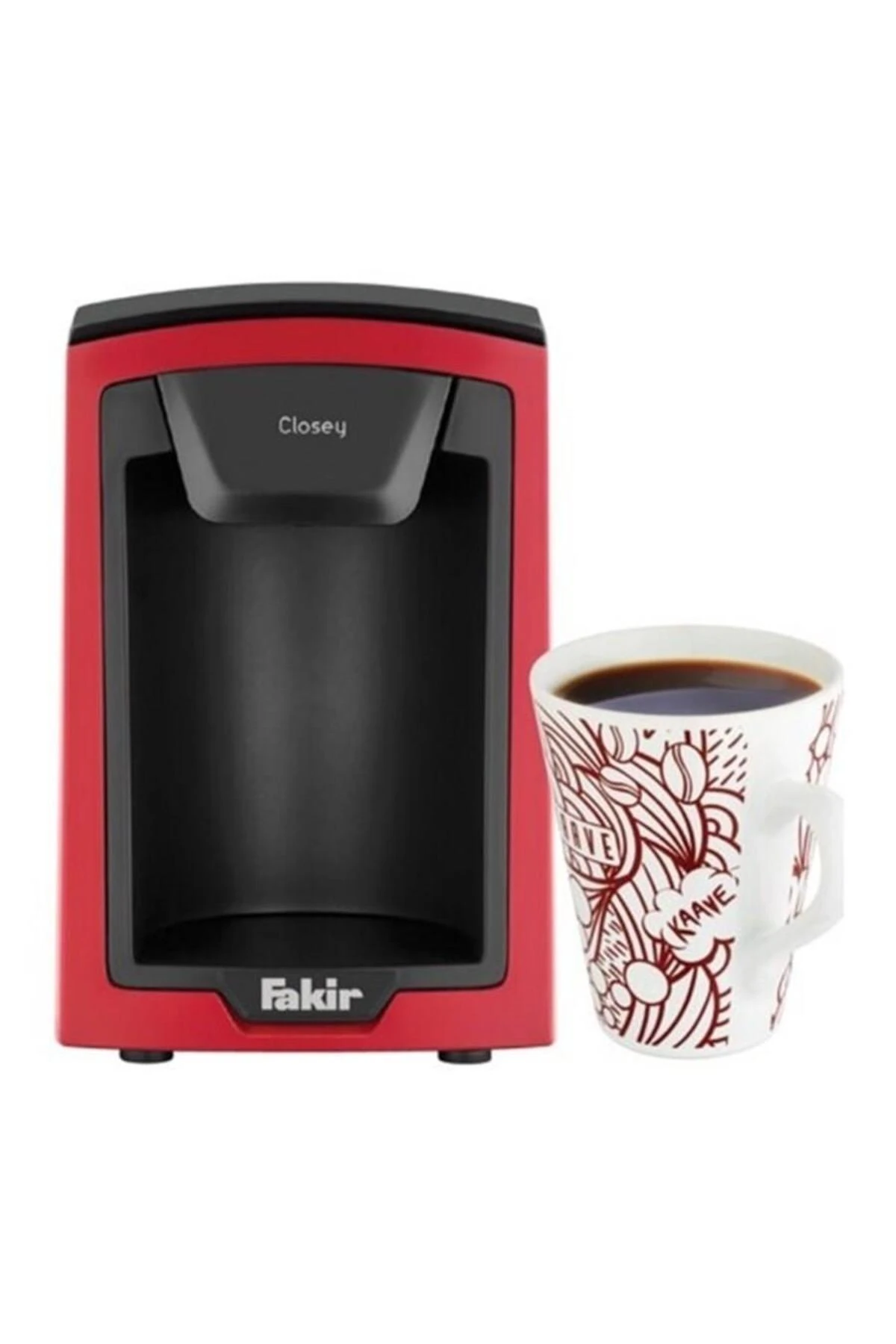 Closey Kırmızı Kişisel Filtre Kahve Makinesi