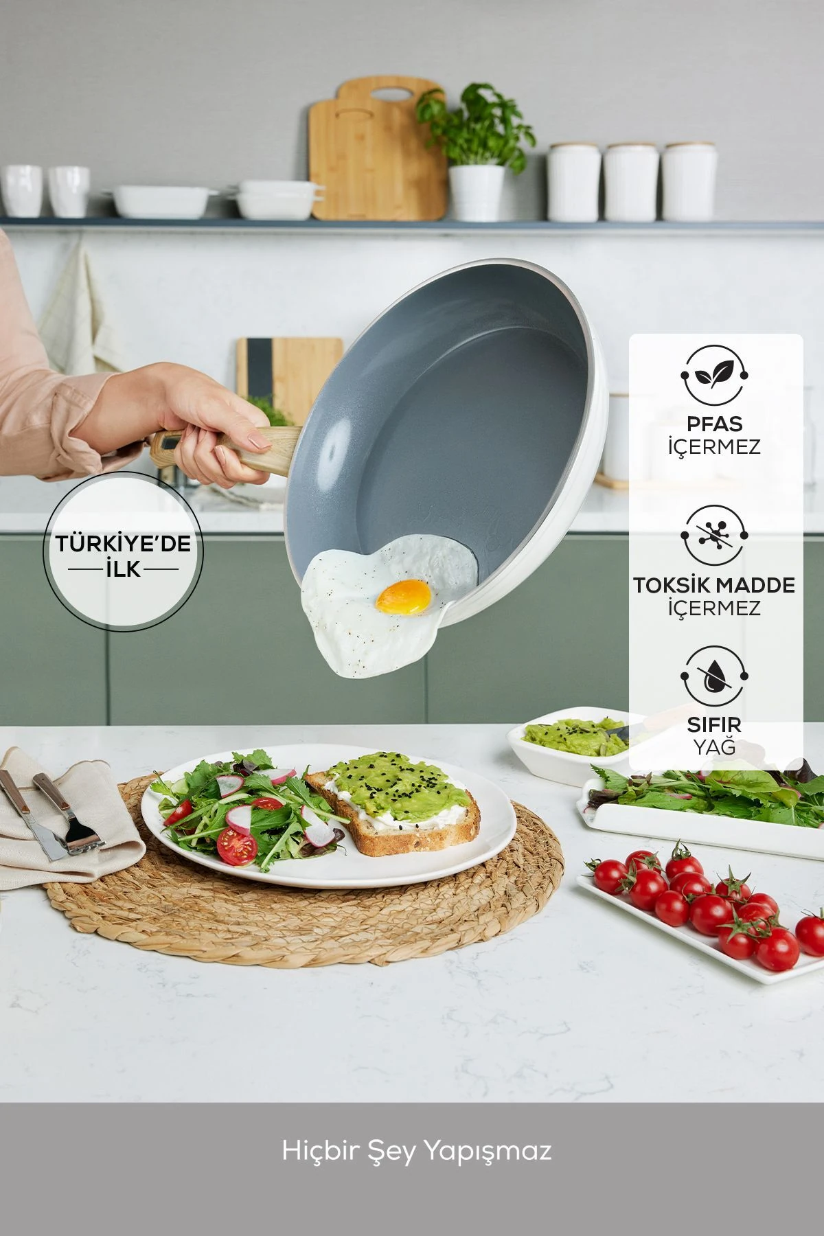 TENCERE SET 15 PARCA SWIS CRYSTAL CREAMY 8683650185772