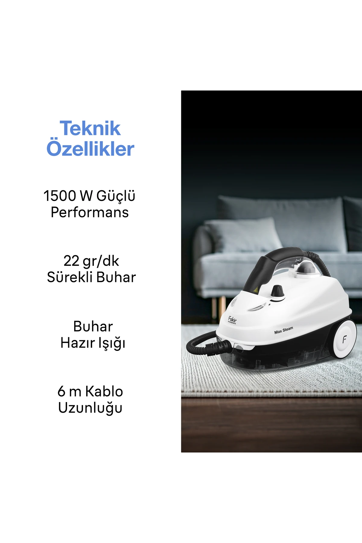 Max Steam Buharlı Temizleyici