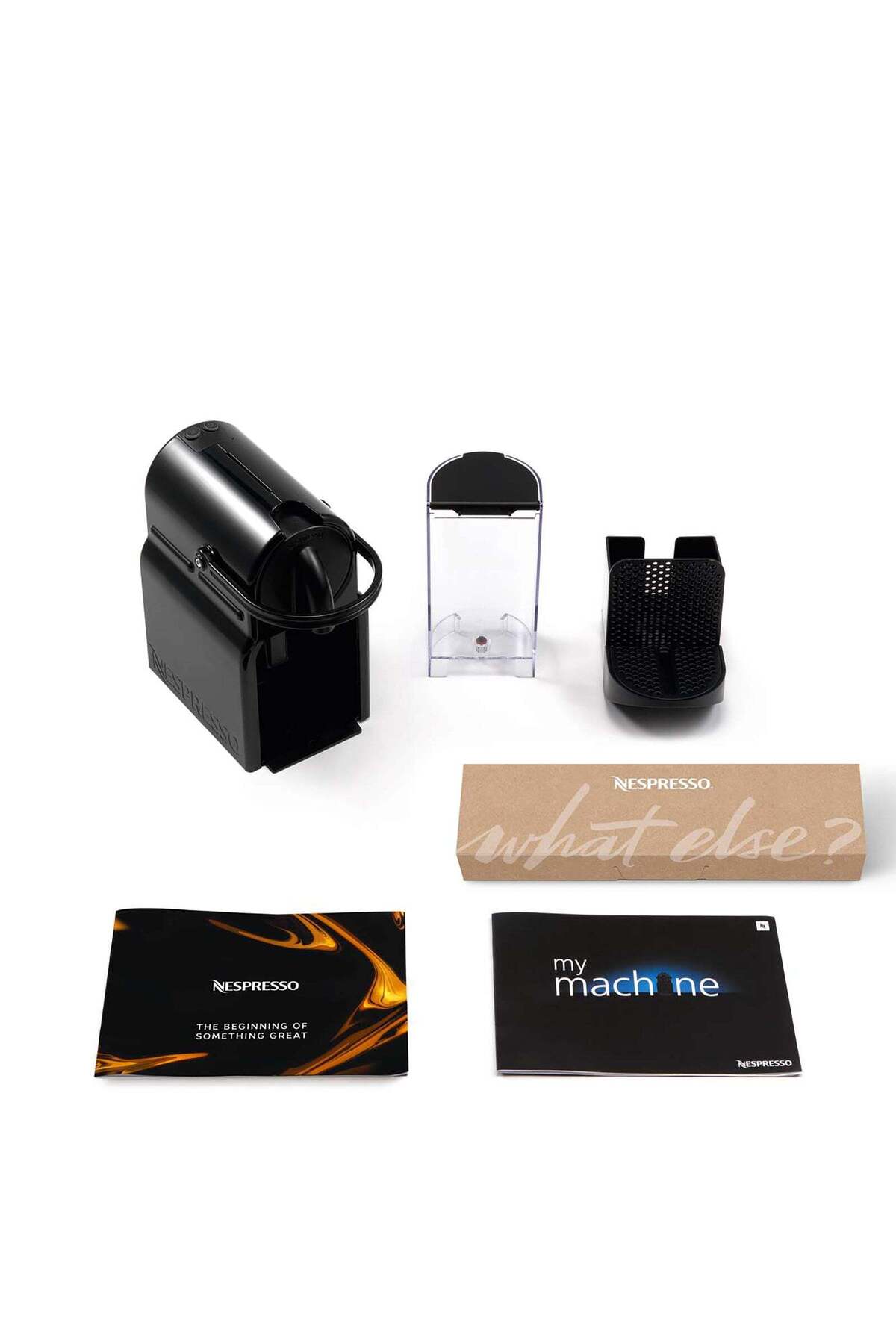 D40 Inissia Espresso Kahve Makinesi, Siyah