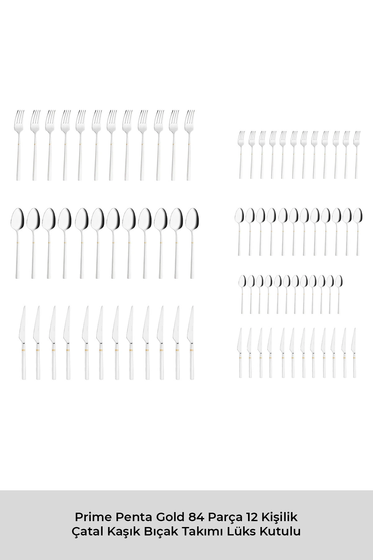 KASIK TAKIMI 84 PARCA PENTA GOLD
