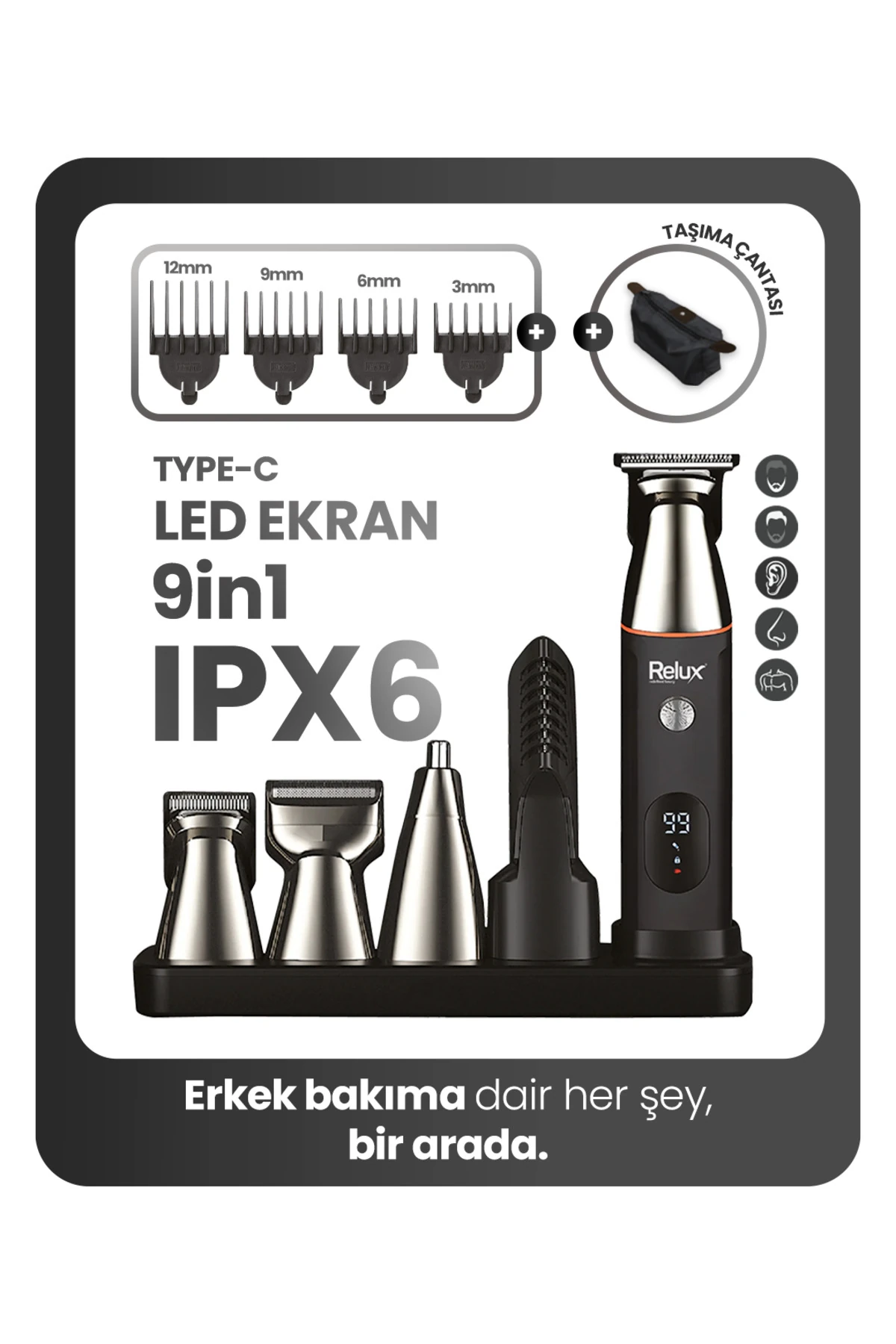 RPG7500 Groomexpert 15in1 Erkek Bakım Seti