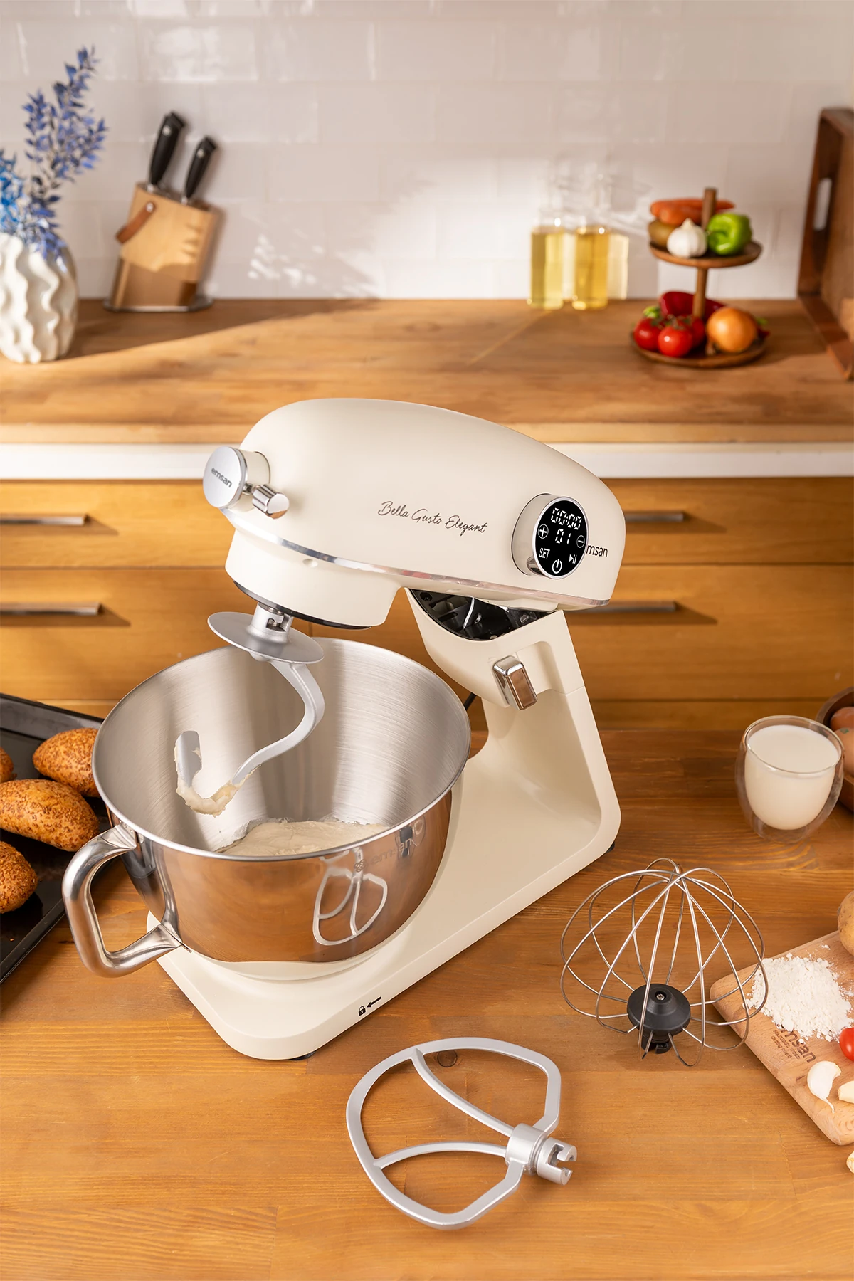 Bella Gusto Elegant Stand Mikser Krem