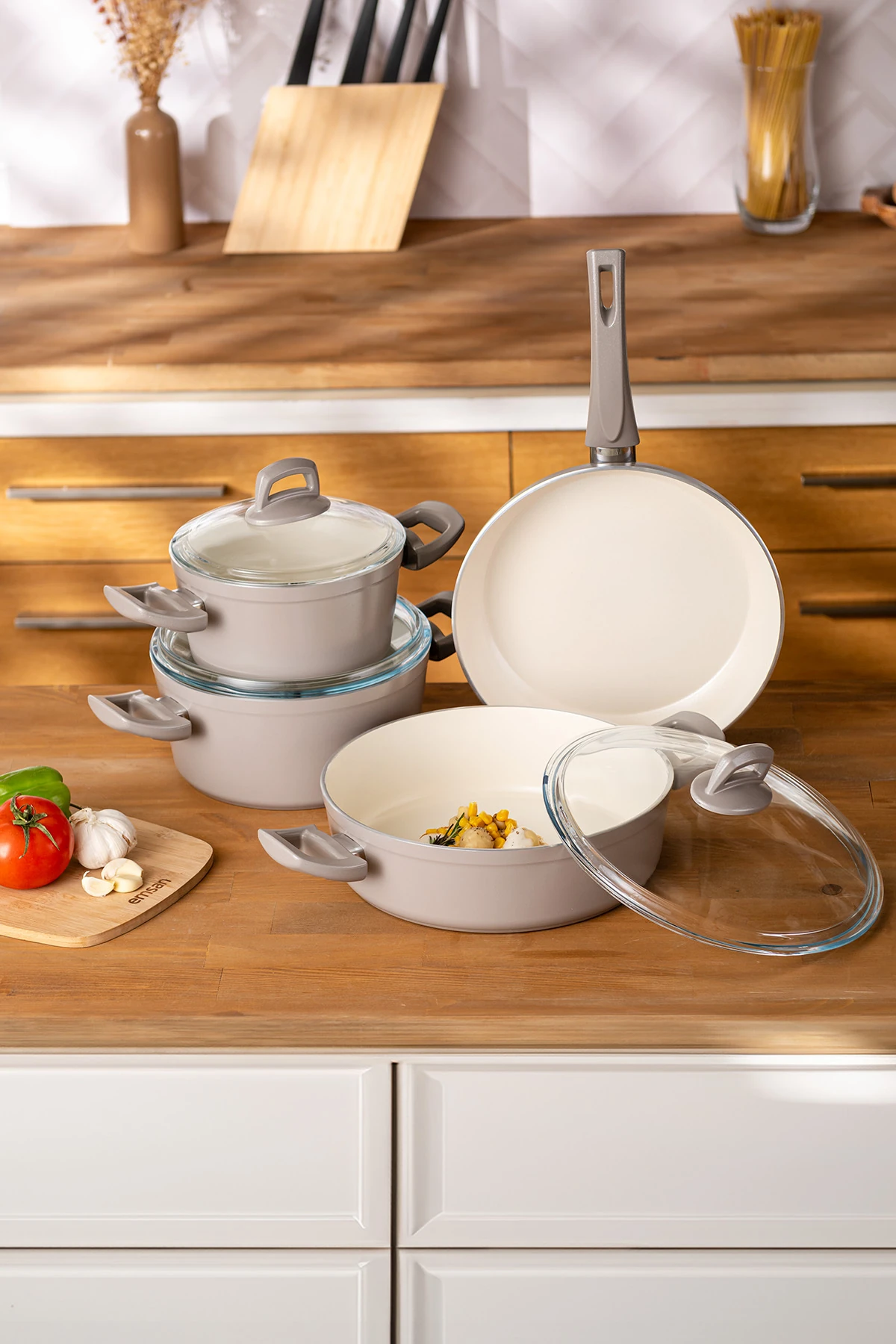 TENCERE SET 7 PRC SWISS CRYSTAL BEJ  8699343580793