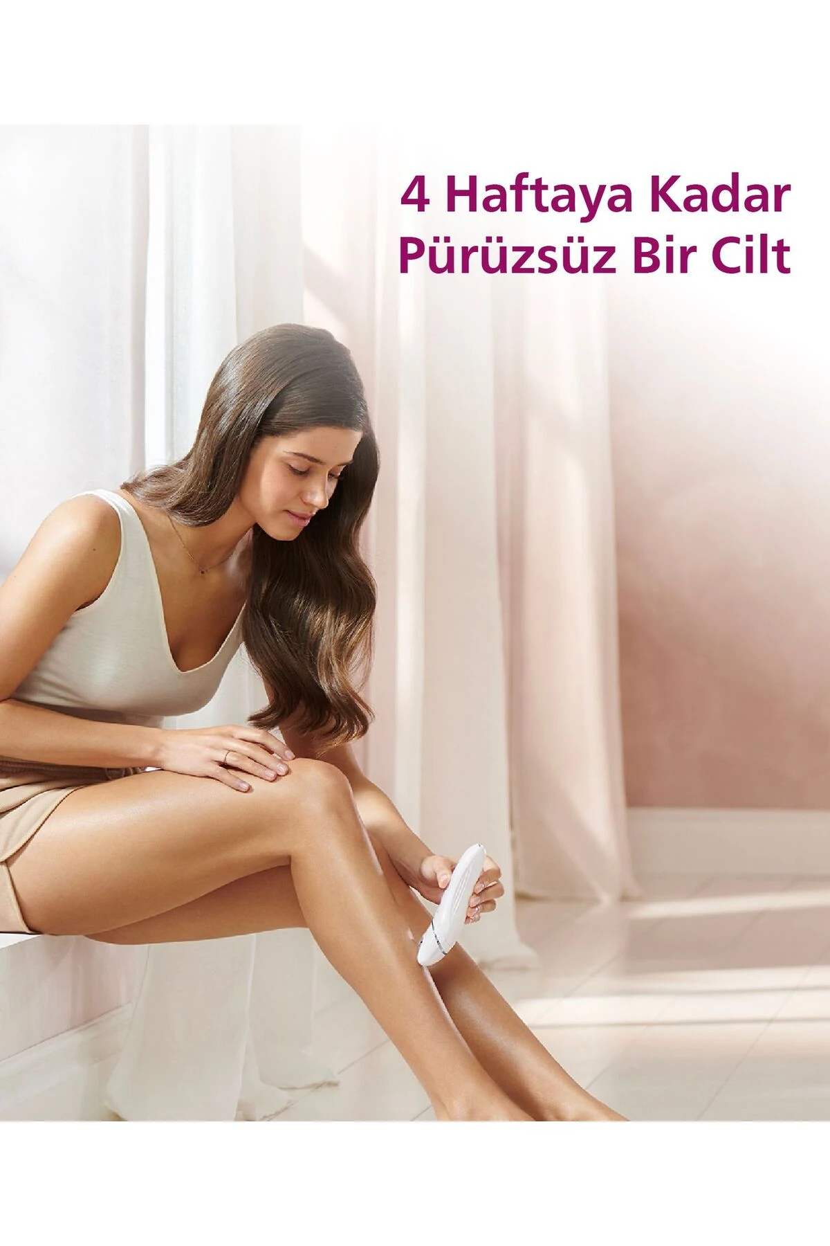BRE700/05 Epilatör (Yüz+Koltuk altı+Bikini Bölgesi+Bacak)Islak-Kuru,Işıklı,Kablosuz