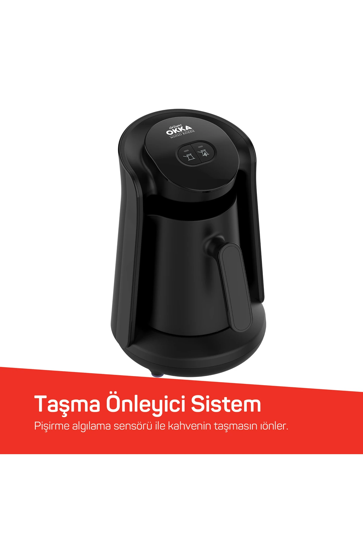 TURK KAHVE MAKINASI KOZDE MINIO SIYAH OK0049-0100