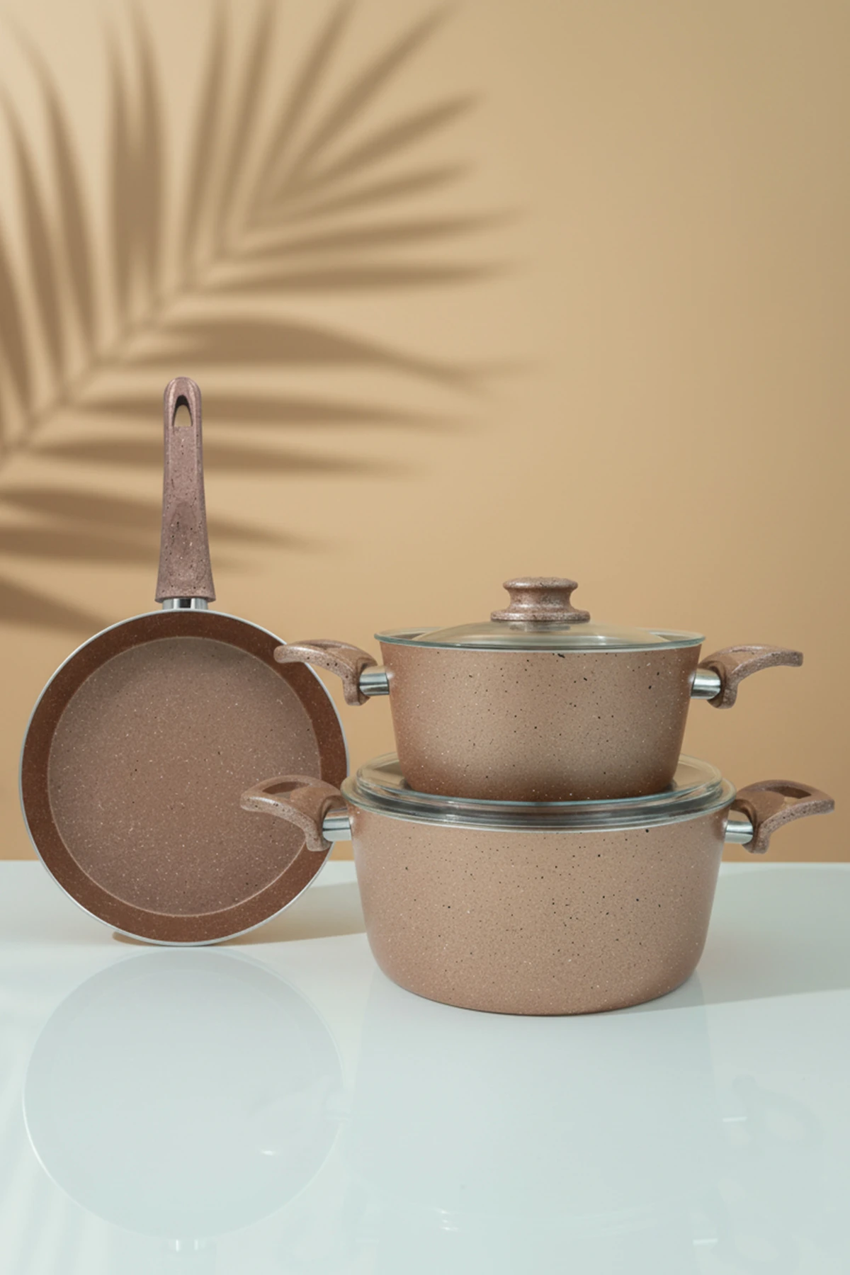 TENCERE SET 7 PARCA 2.2 MM  ROSE GOLD