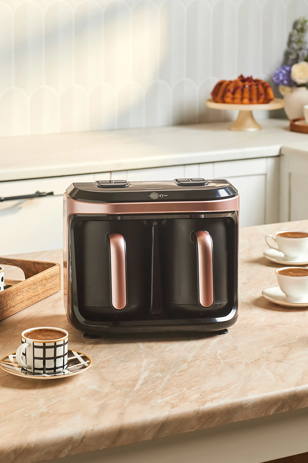 KAHVE MAKINASI HATIR HUP DUET AROMA ROSE GOLD 8683650323044
