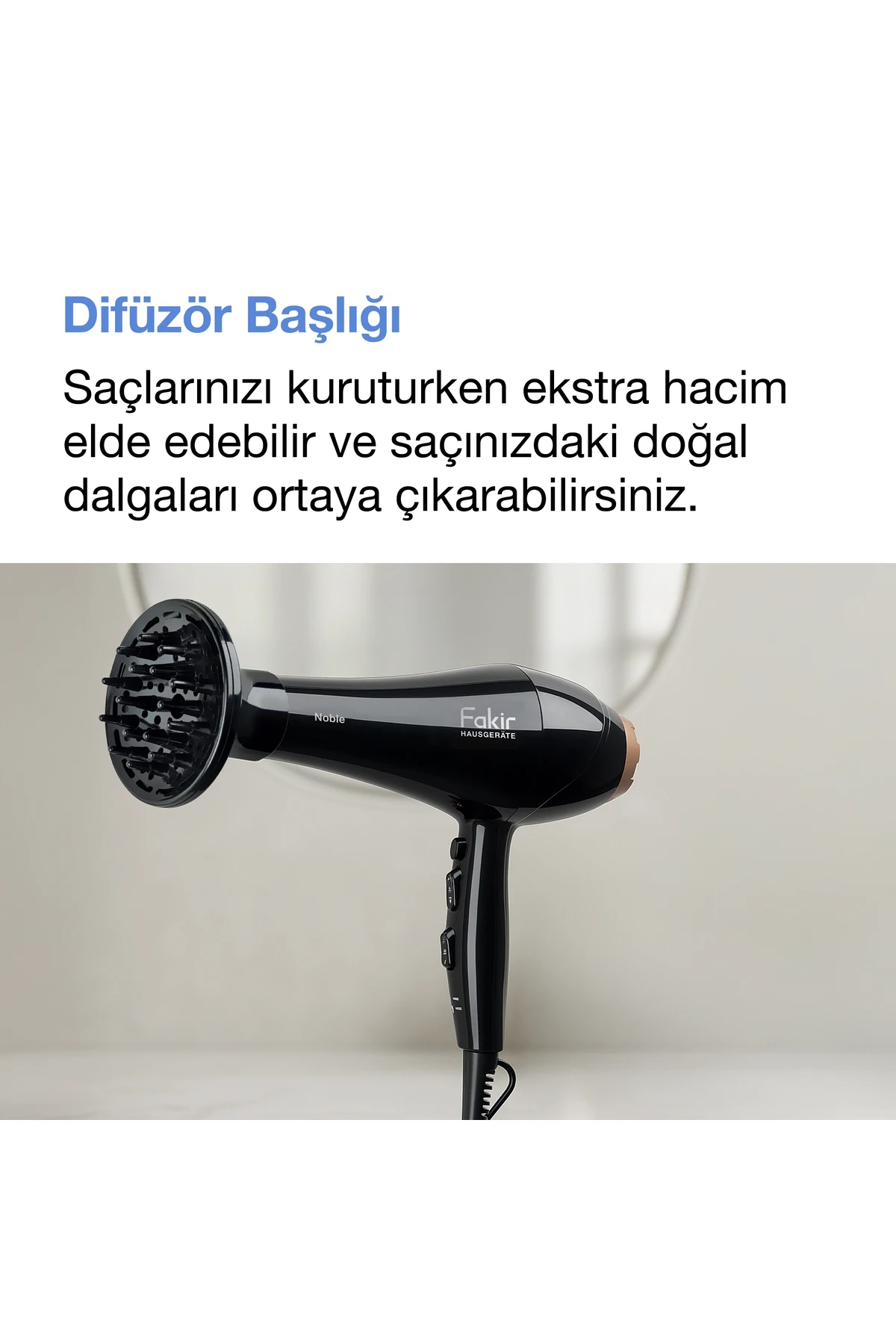 SAC KURUTMA MAKINESI NOBLE PROFESYONEL AC