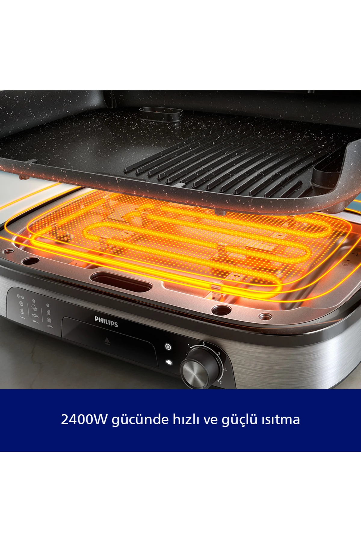 PHILIPS IZGARA ELEKTRIKLI HD 6212 90