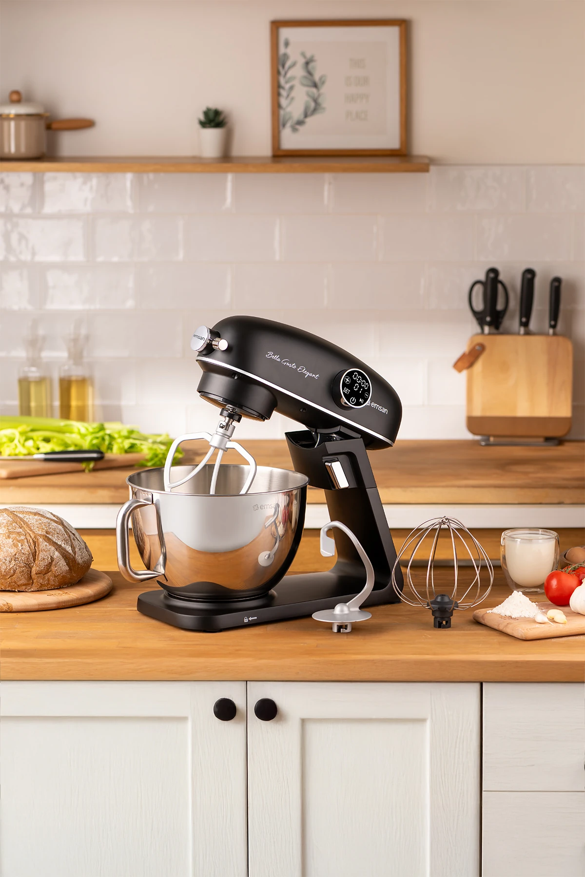 BELLA GUSTO ELEGANT STAND MIKSER SIYAH