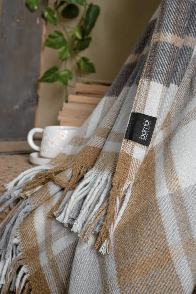 BATTANIYE 130X170 AKRILIK RENNA SUTLU KAHVE BMX9970439X085X