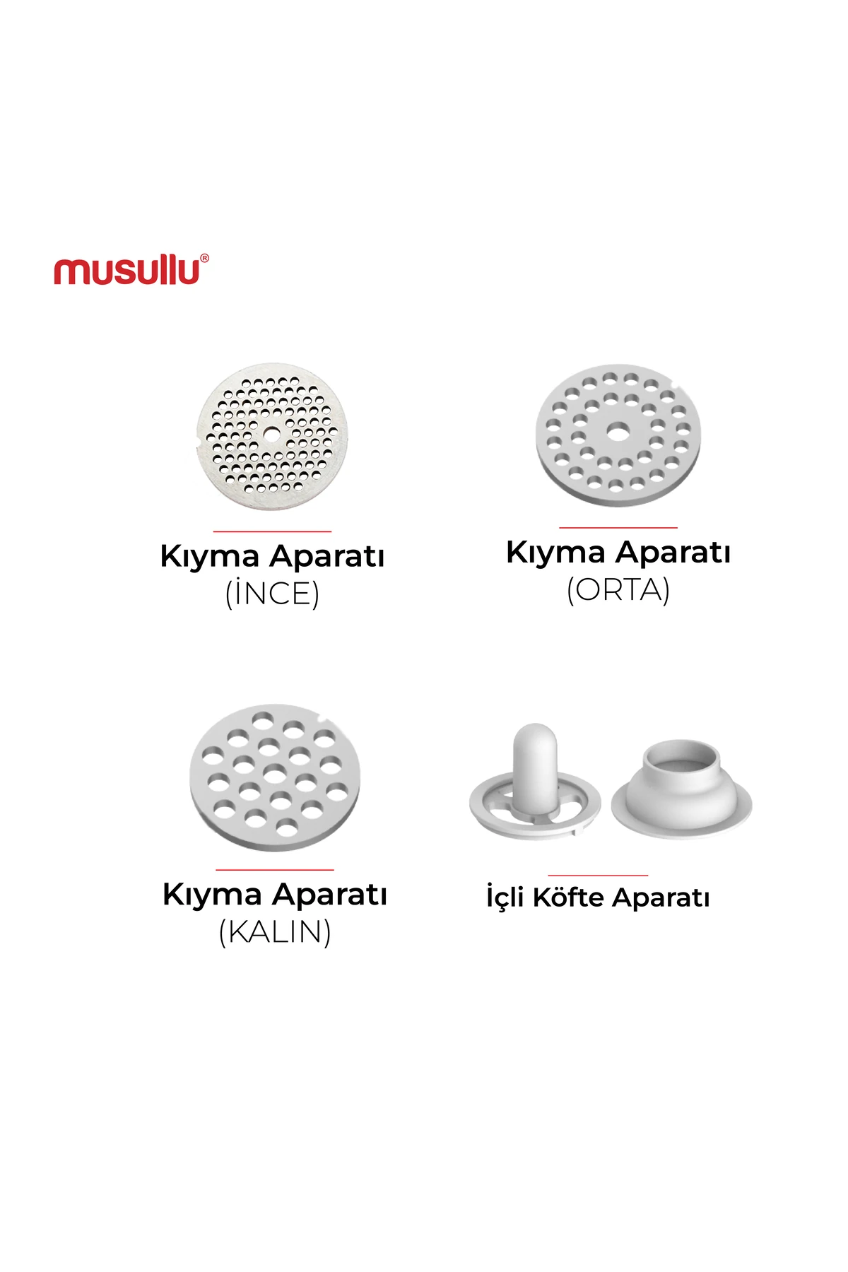 Et Kıyma Makinesi Ince Süzgeç 1800w