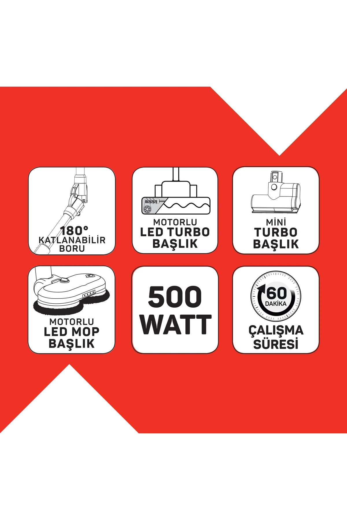 DIKEY SARJLI SUPURGE MAGICLEAN HYDROFLEX SIYAH AR 4210 01