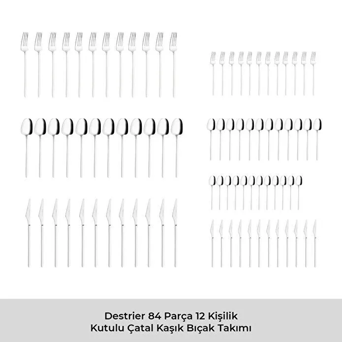 KASIK TAKIMI 84 PARCA DESTRIER