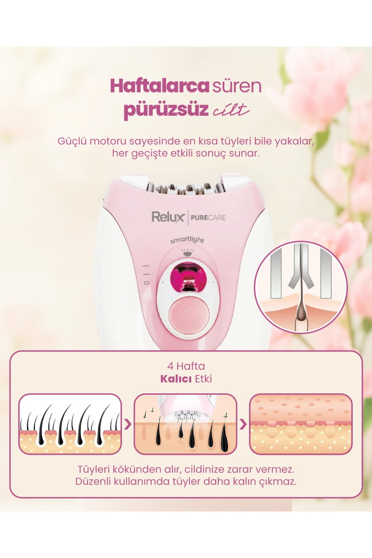 REP5736 36 Cımbız Şarjlı Epilatör