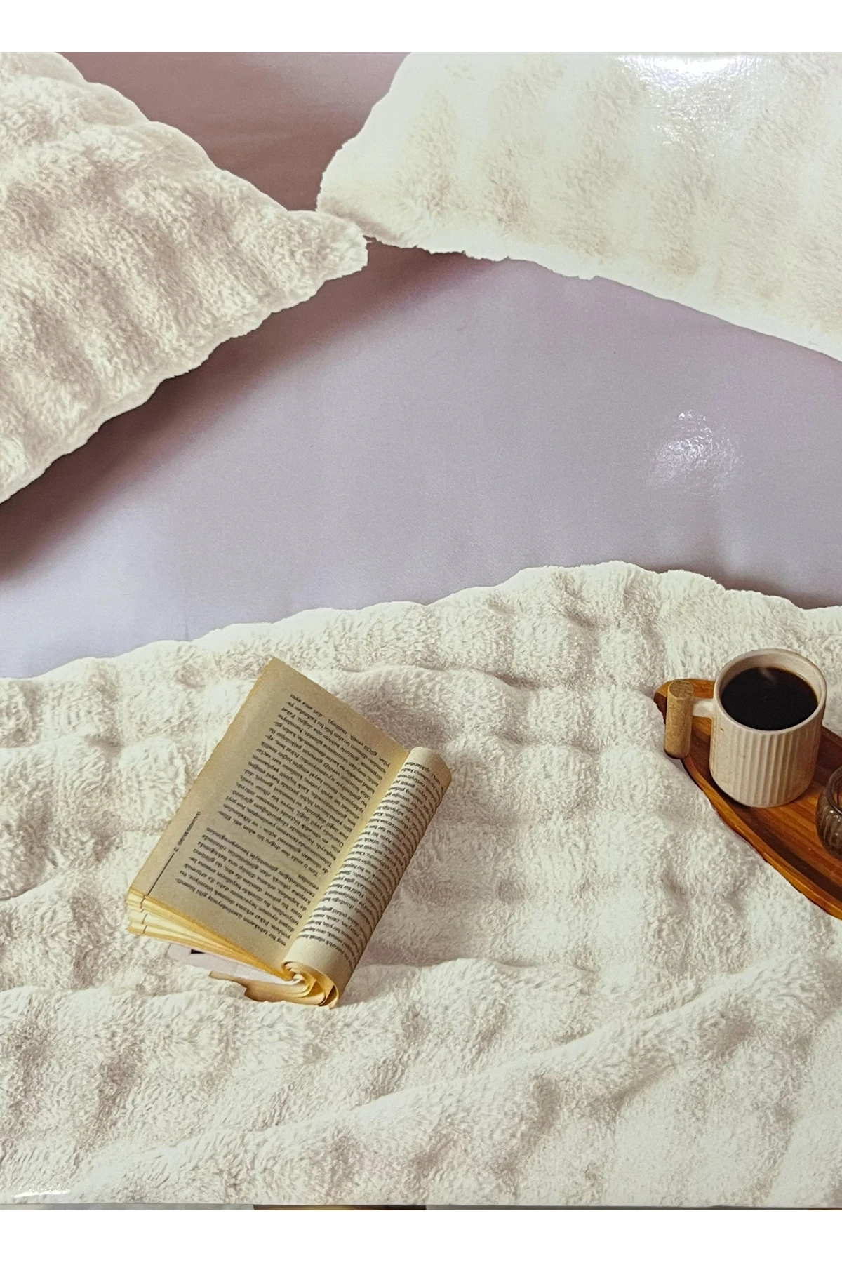 COMFORT SET 3 PRC DIAMOND BUBBLE KURK KREM