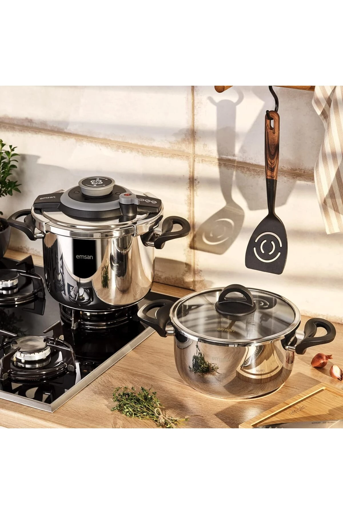 DUDUKLU TENCERE 4+6 VERA SIYAH