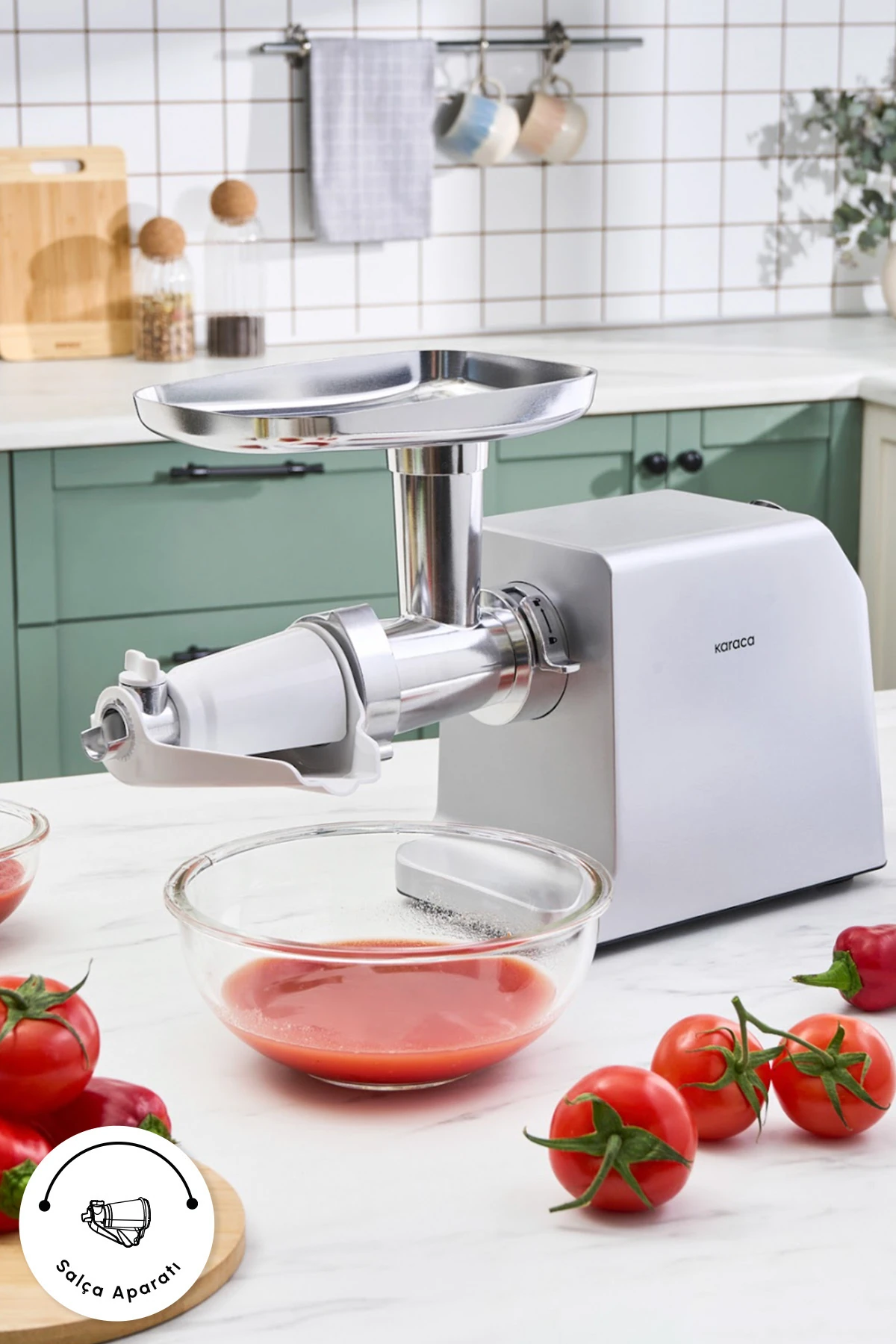 Salça ve Sucuk - Sosis Aparatlı Kıyma Makinesi Inox