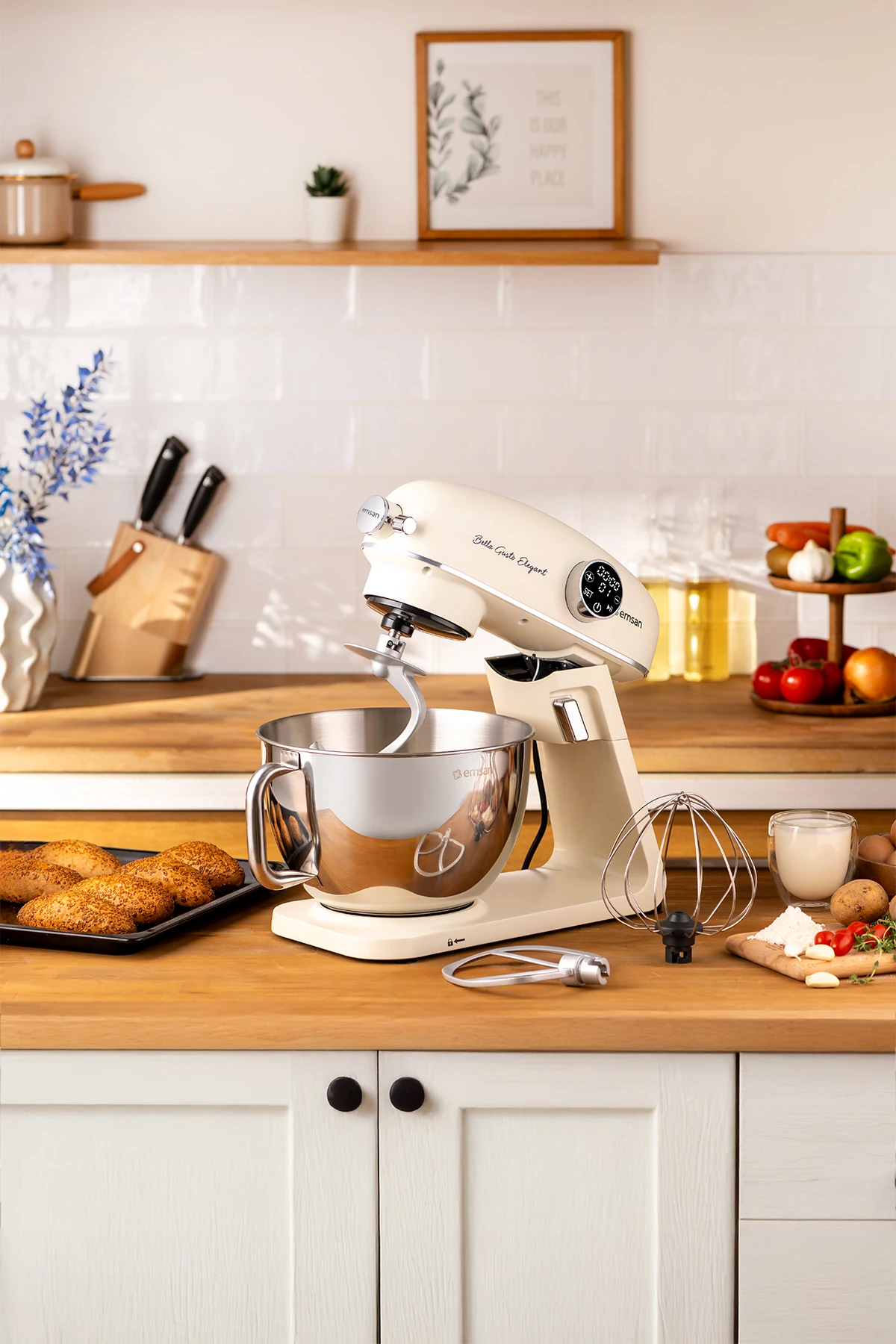 Bella Gusto Elegant Stand Mikser Krem