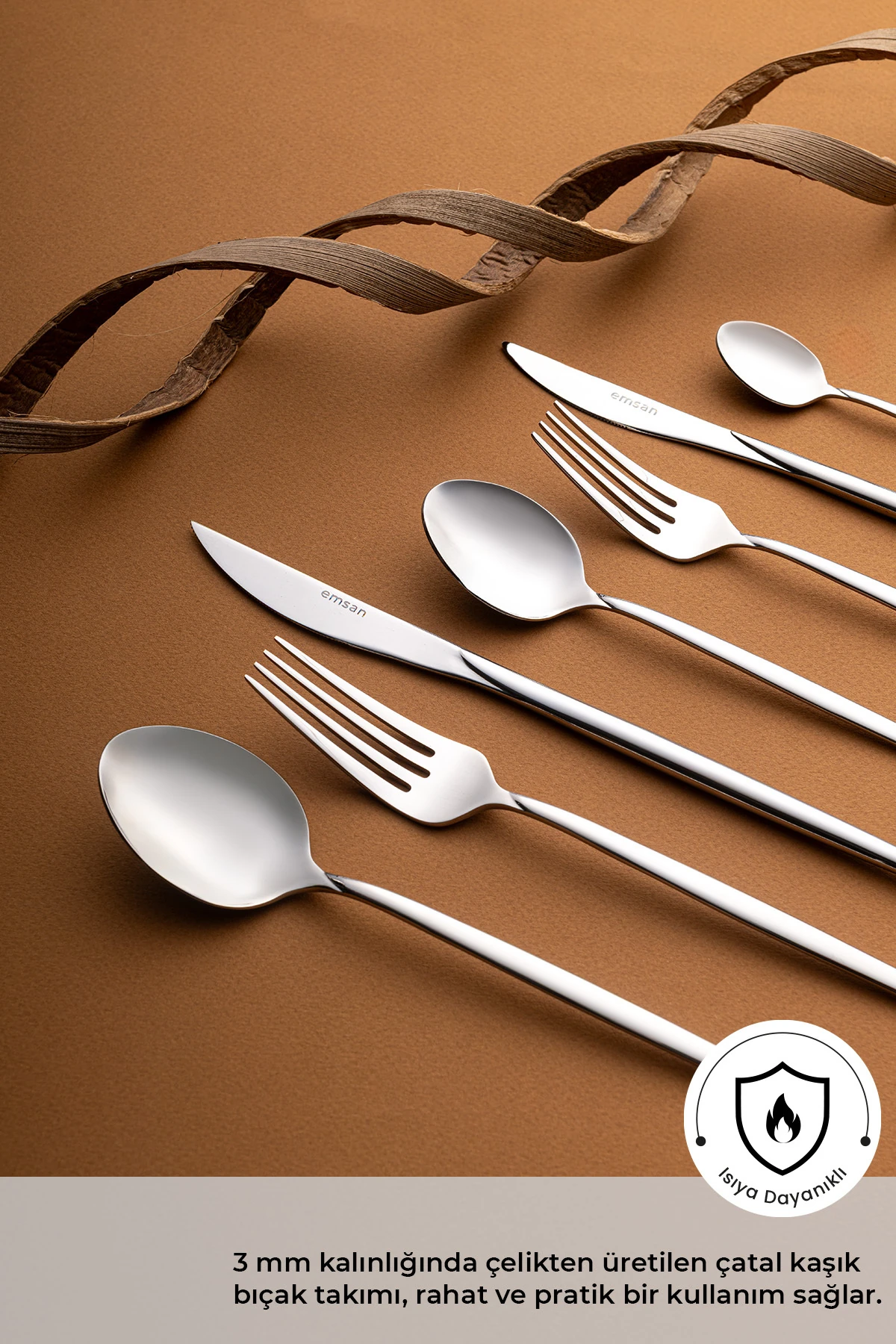 Alya 84 Parça 12 Kişilik Çatal Kaşık Bıçak Takımı Lüks Kutulu