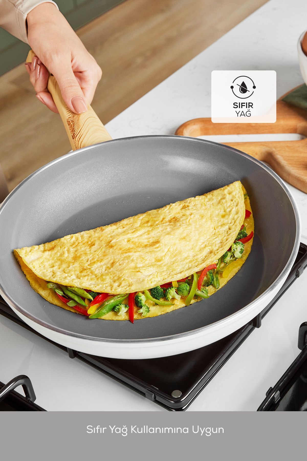 TENCERE SET 15 PARCA SWIS CRYSTAL CREAMY 8683650185772