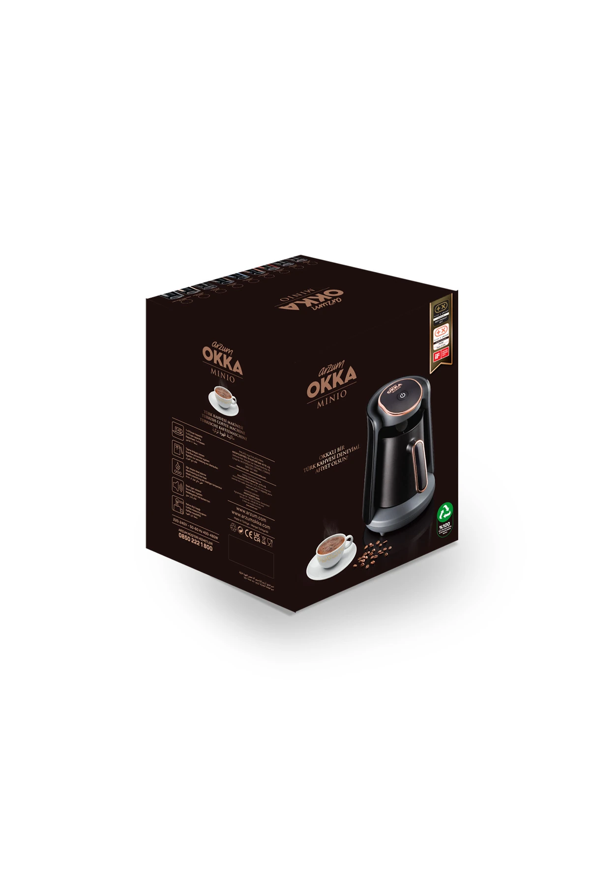 TURK KAHVE MAKINASI OKKA MINIO TOPRAK OK 004 T