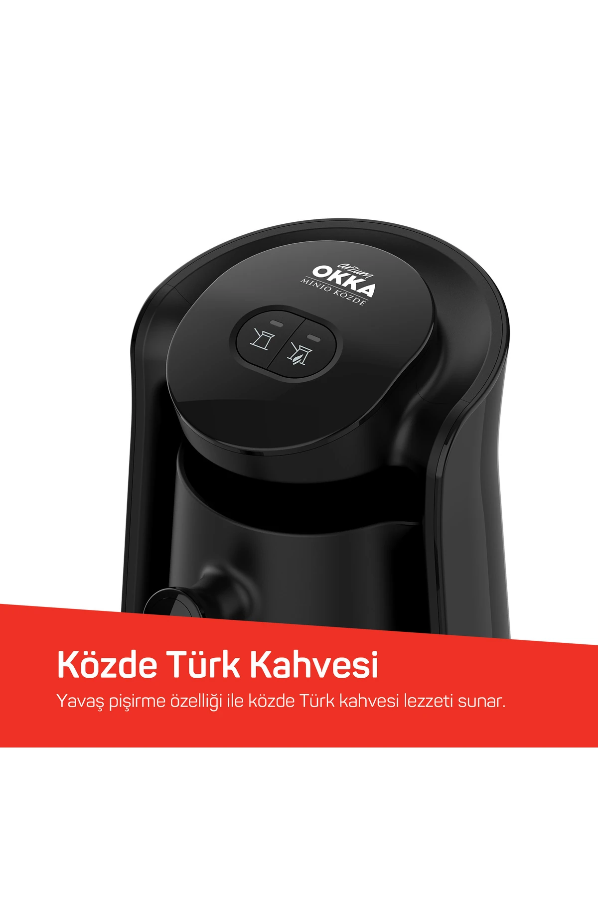 TURK KAHVE MAKINASI KOZDE MINIO SIYAH OK0049-0100