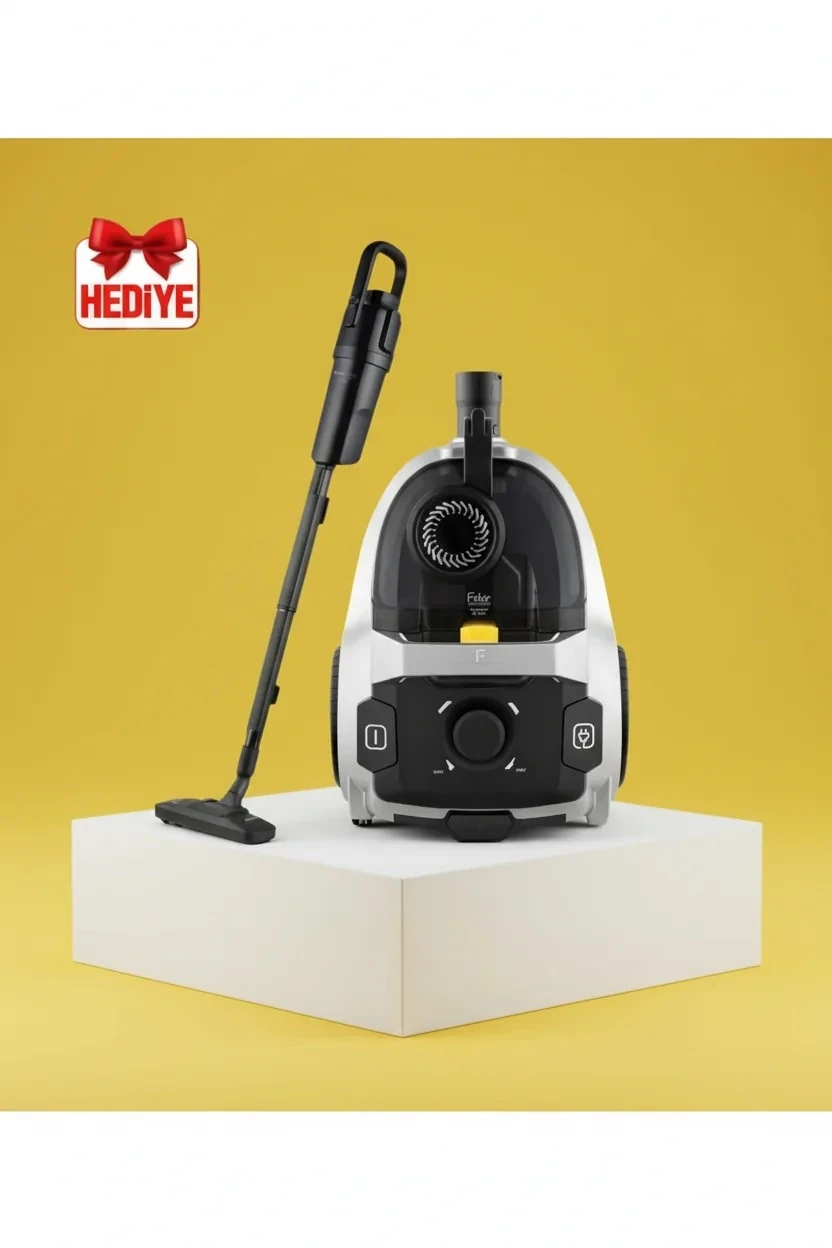 Toz Torbasız Süpürge Alana Range Vector Dikey Süpürge Hediye