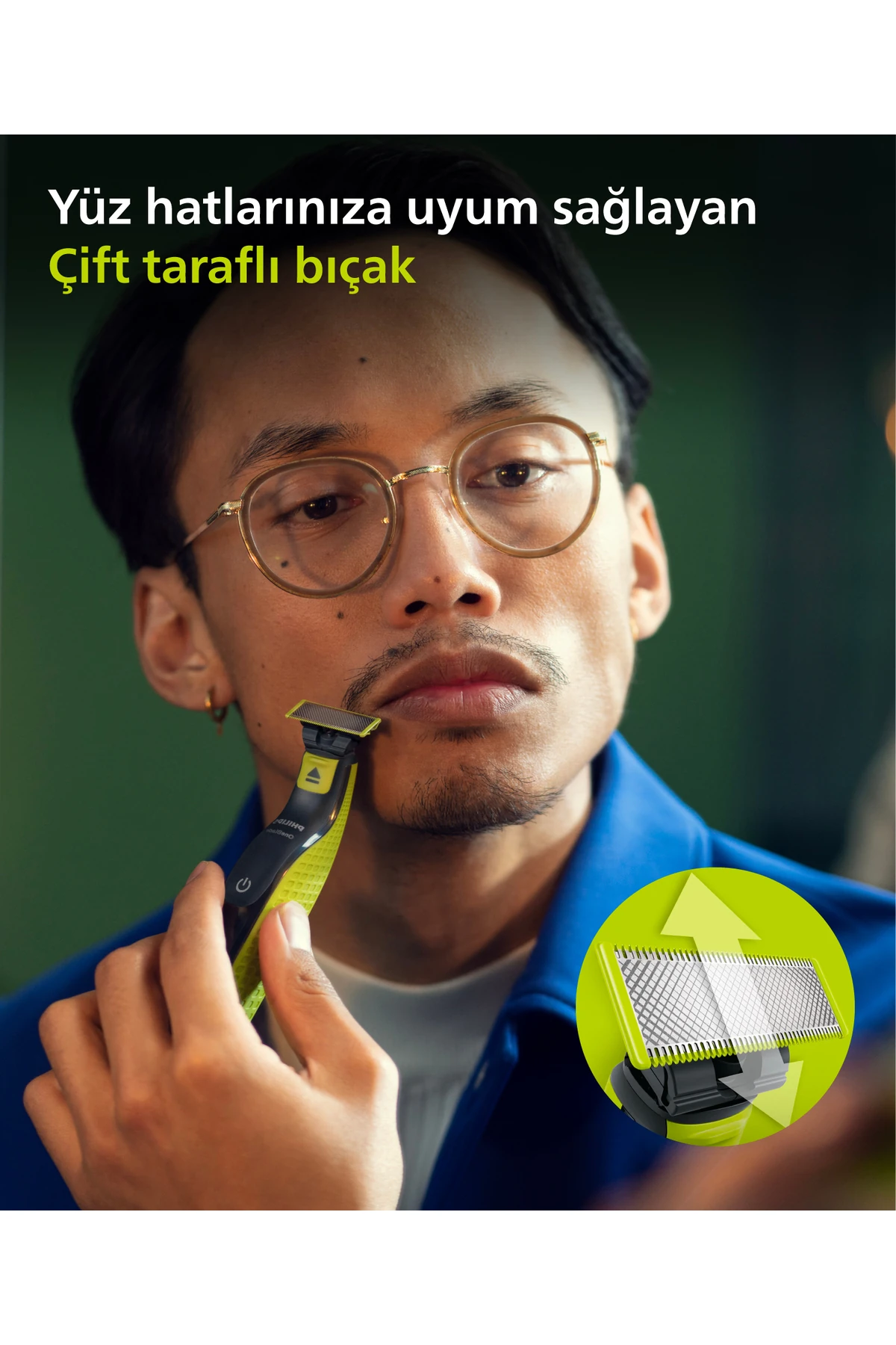 Qp2824/10 Oneblade Yüz Ve Vücut Şekilendirici