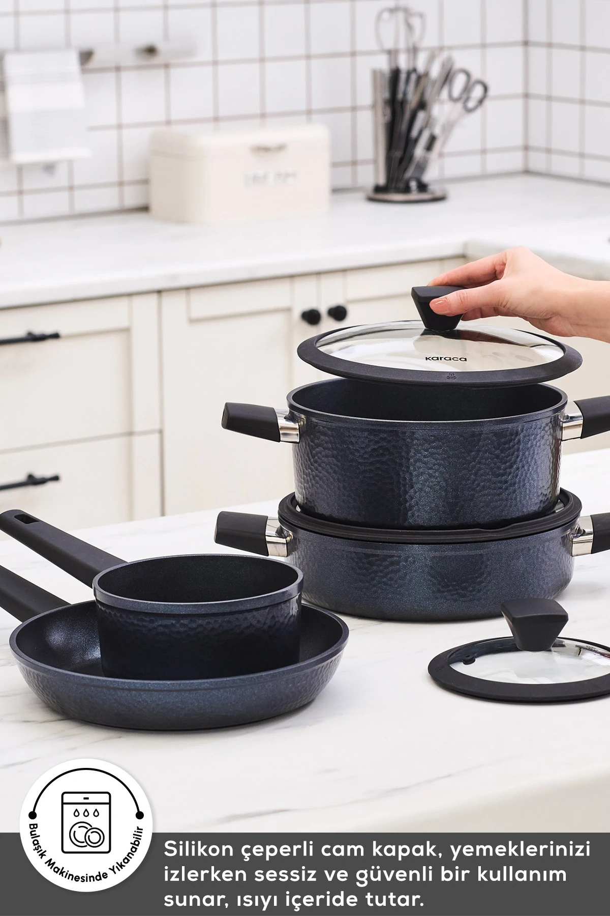 TENCERE SET 7 PRC BIODIAMOND DANTE RENKSIZ 8683650263951